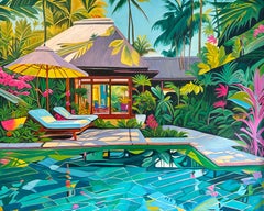 Sogniamo insieme - Pittura ad olio di architettura contemporanea