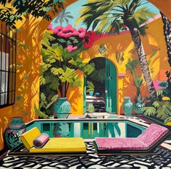 Amor, luz y tardes - Arquitectura contemporánea Casa Pintura al óleo