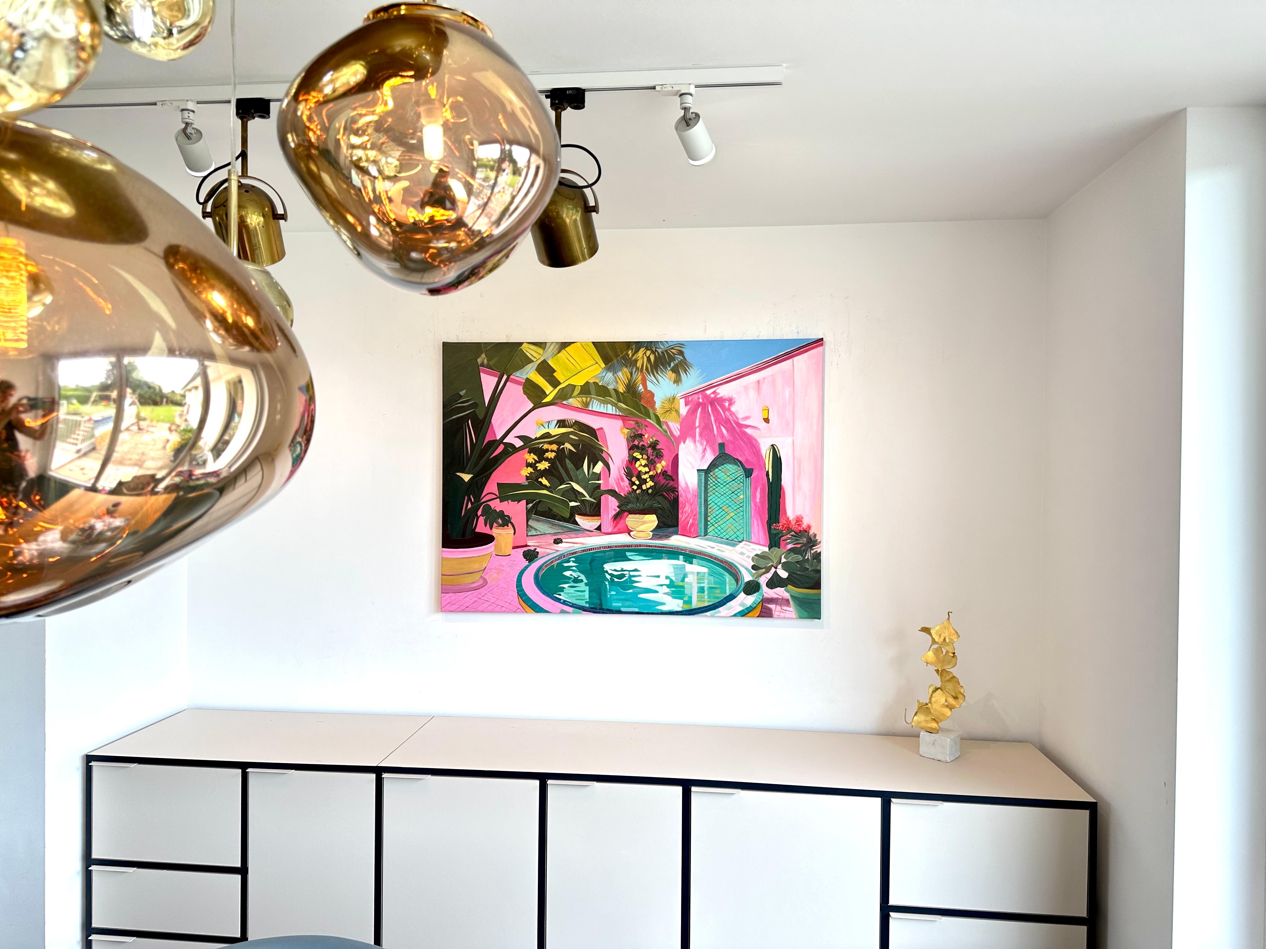 Love to figure out di Lilly Muth - Pittura ad olio di architettura contemporanea 10
