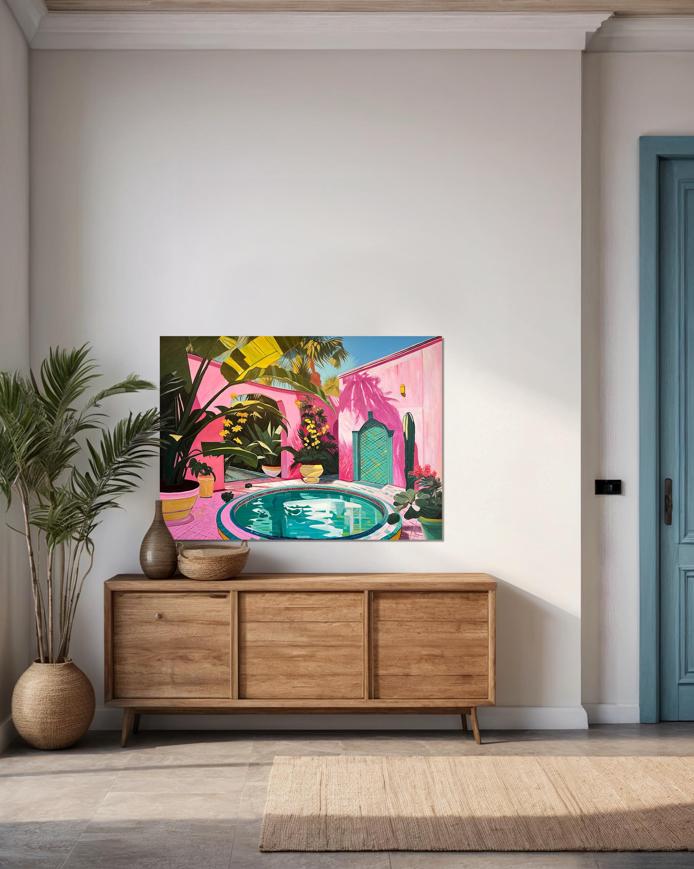 Love to figure out di Lilly Muth - Pittura ad olio di architettura contemporanea 11