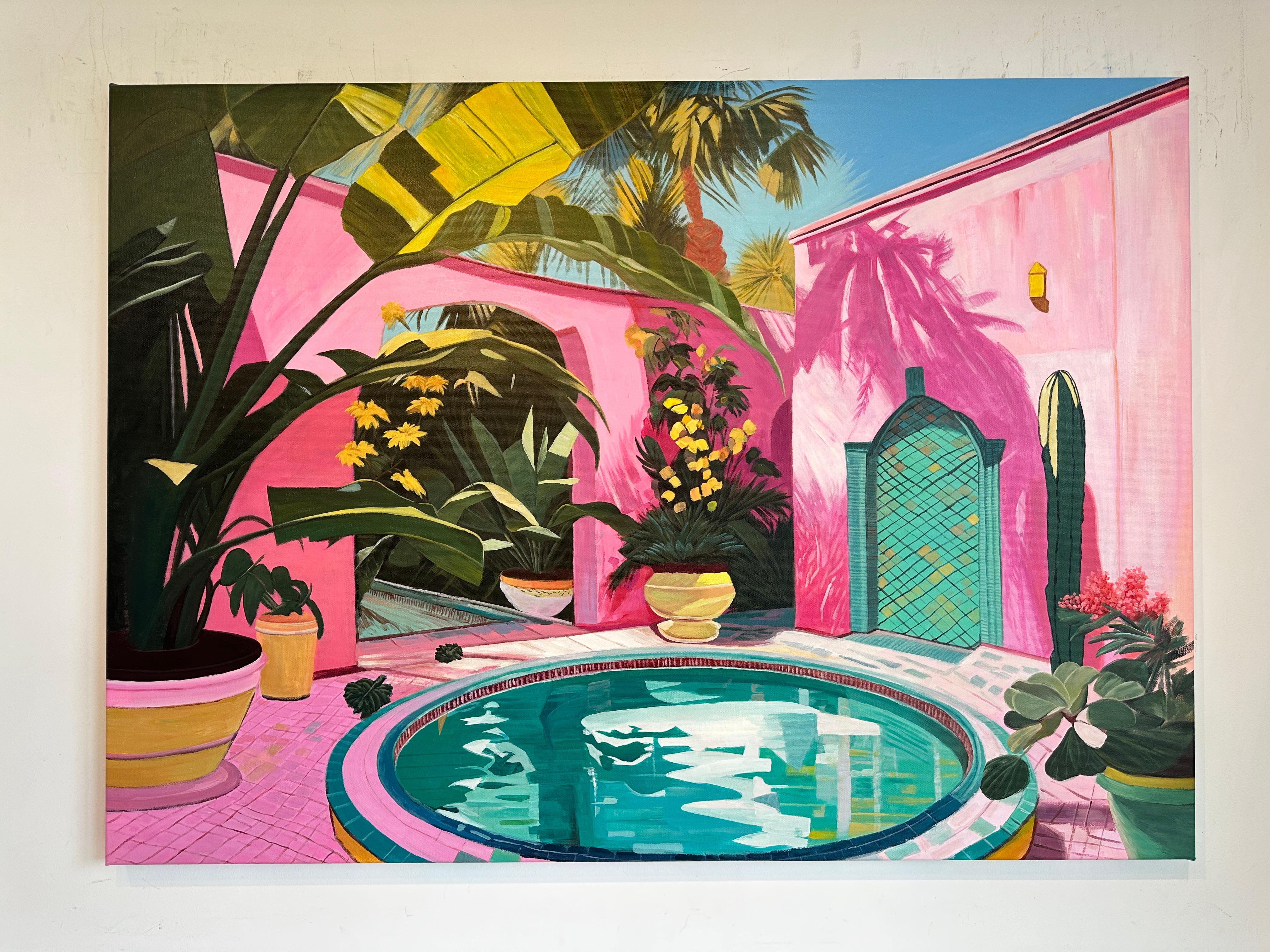 Love to figure out di Lilly Muth - Pittura ad olio di architettura contemporanea 1