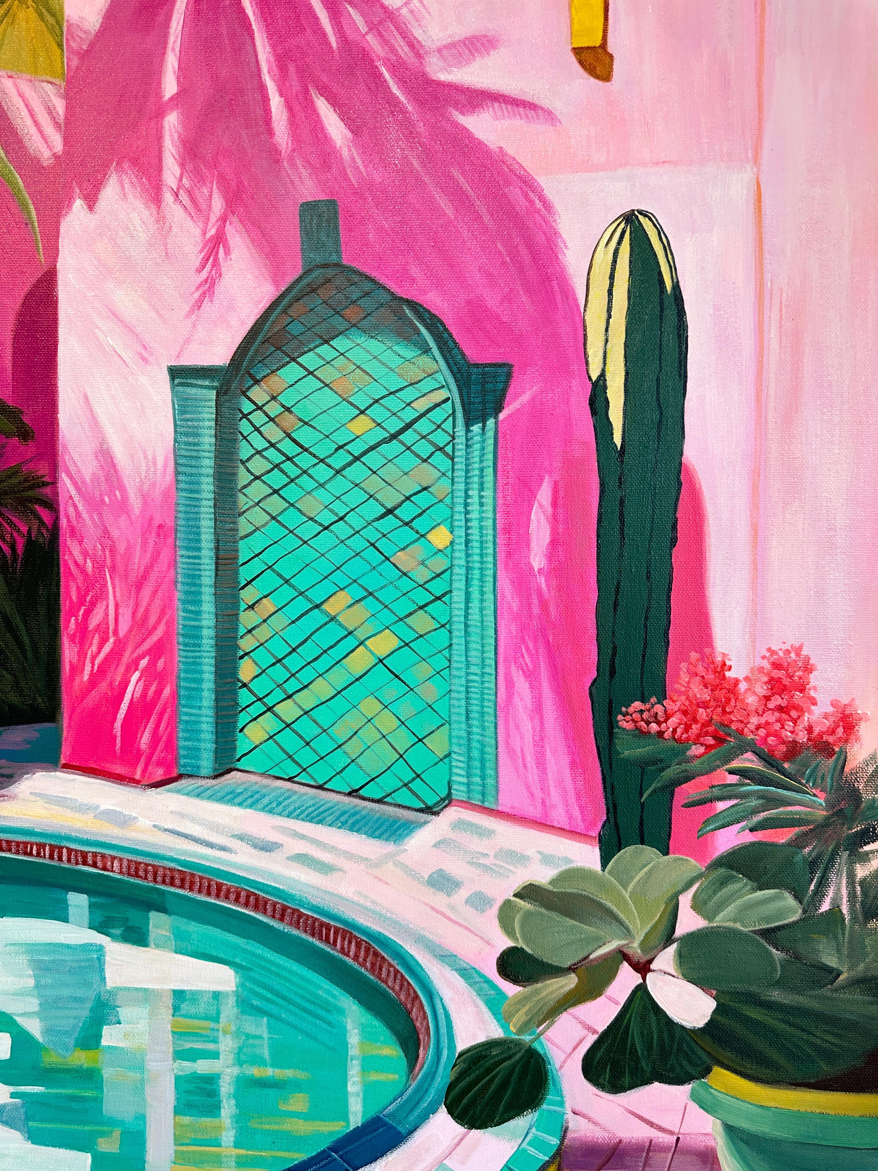 Love to figure out di Lilly Muth - Pittura ad olio di architettura contemporanea 5