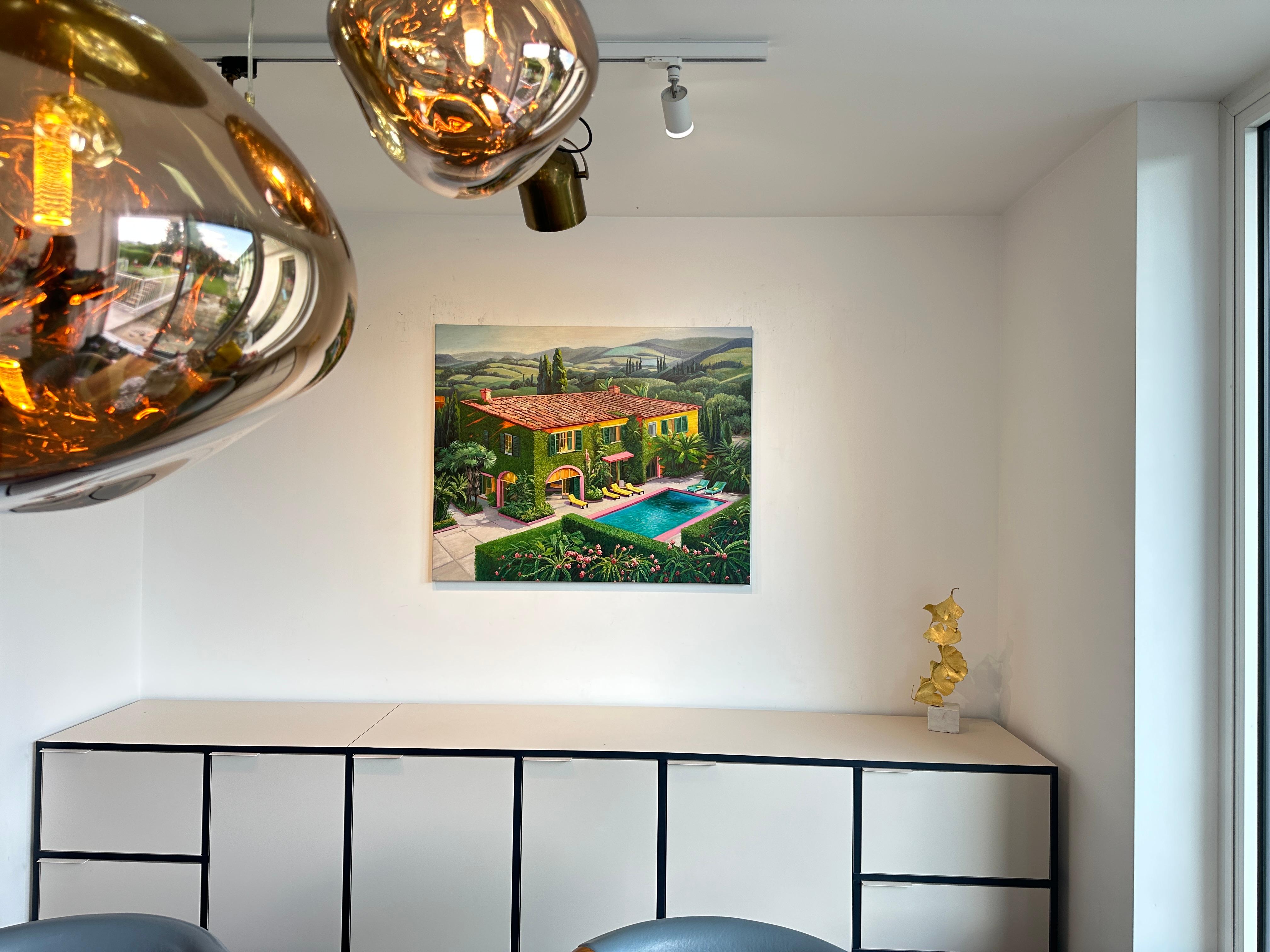 Making Works, il sogno  - Pittura ad olio di architettura contemporanea 5
