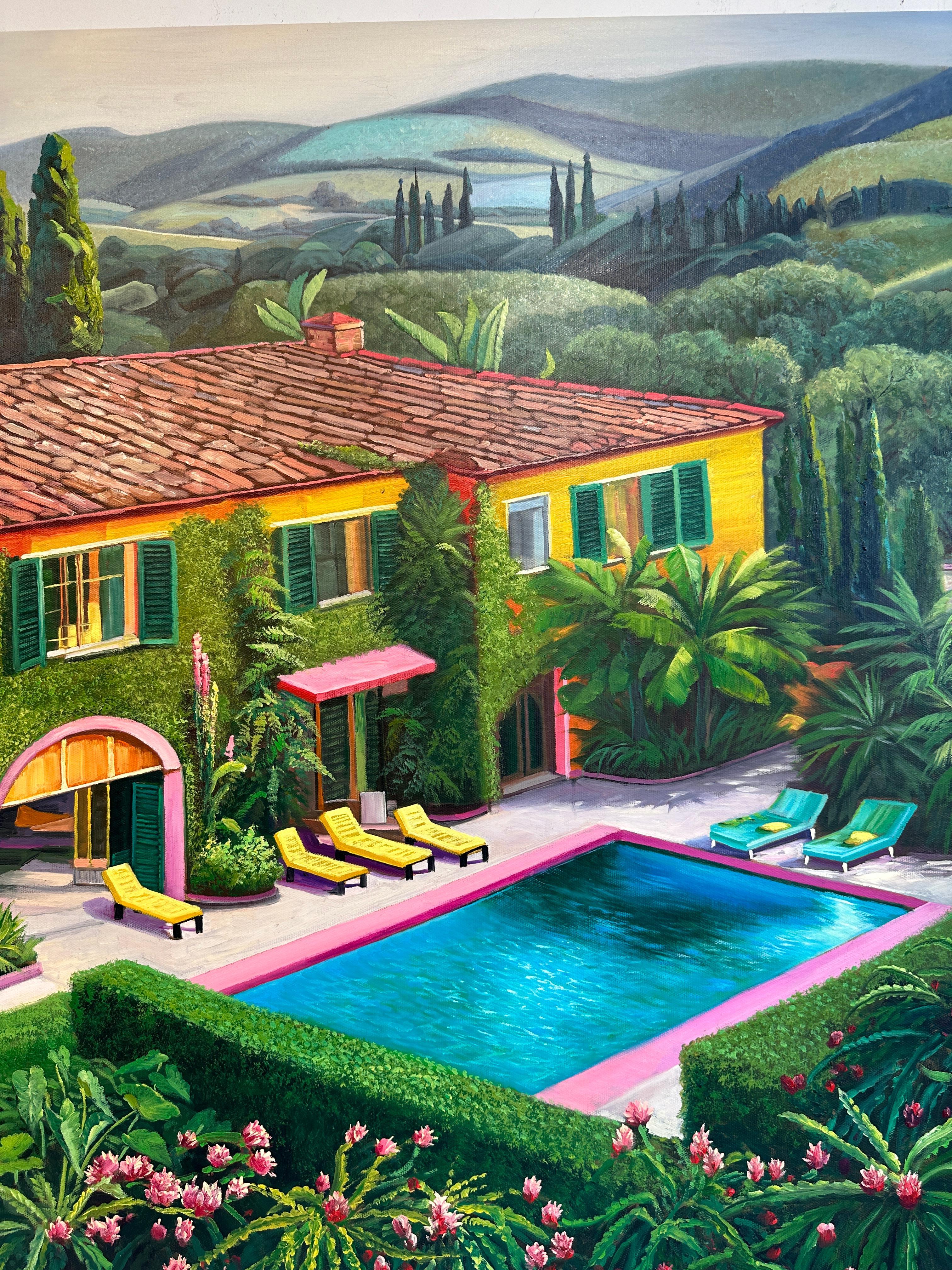 Making Works, il sogno  - Pittura ad olio di architettura contemporanea 6