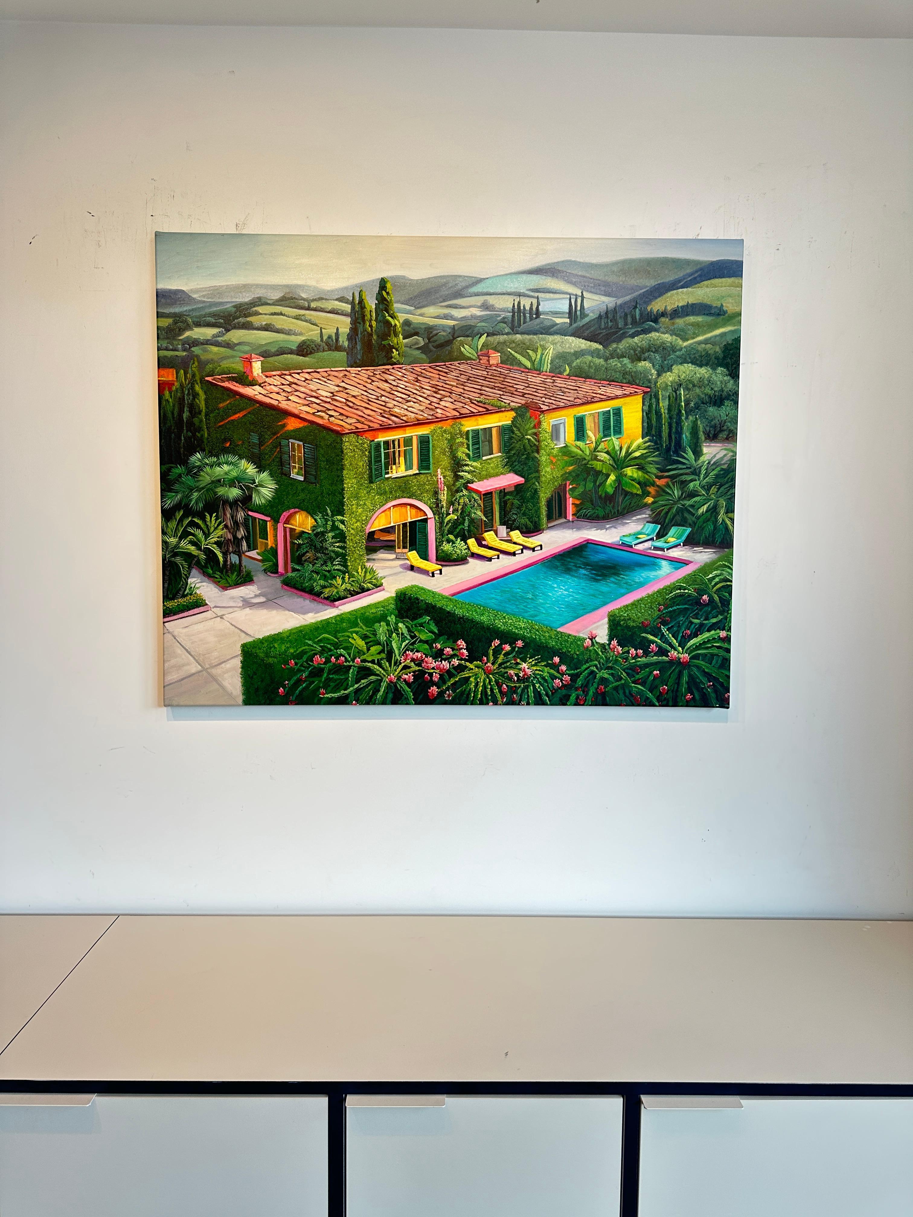 Making Works, il sogno  - Pittura ad olio di architettura contemporanea 9