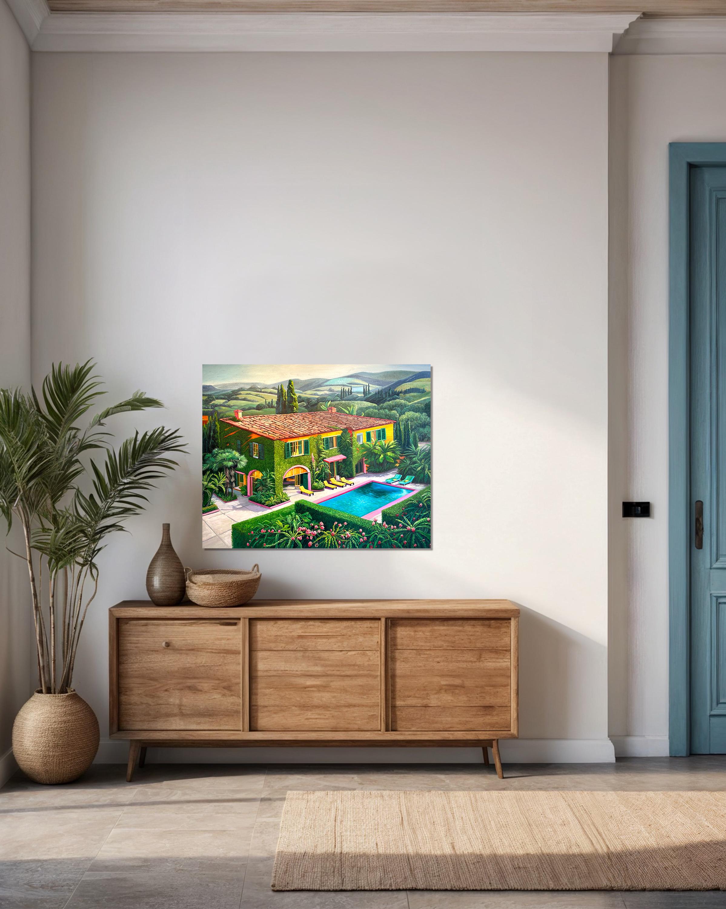 Making Works, il sogno  - Pittura ad olio di architettura contemporanea 11