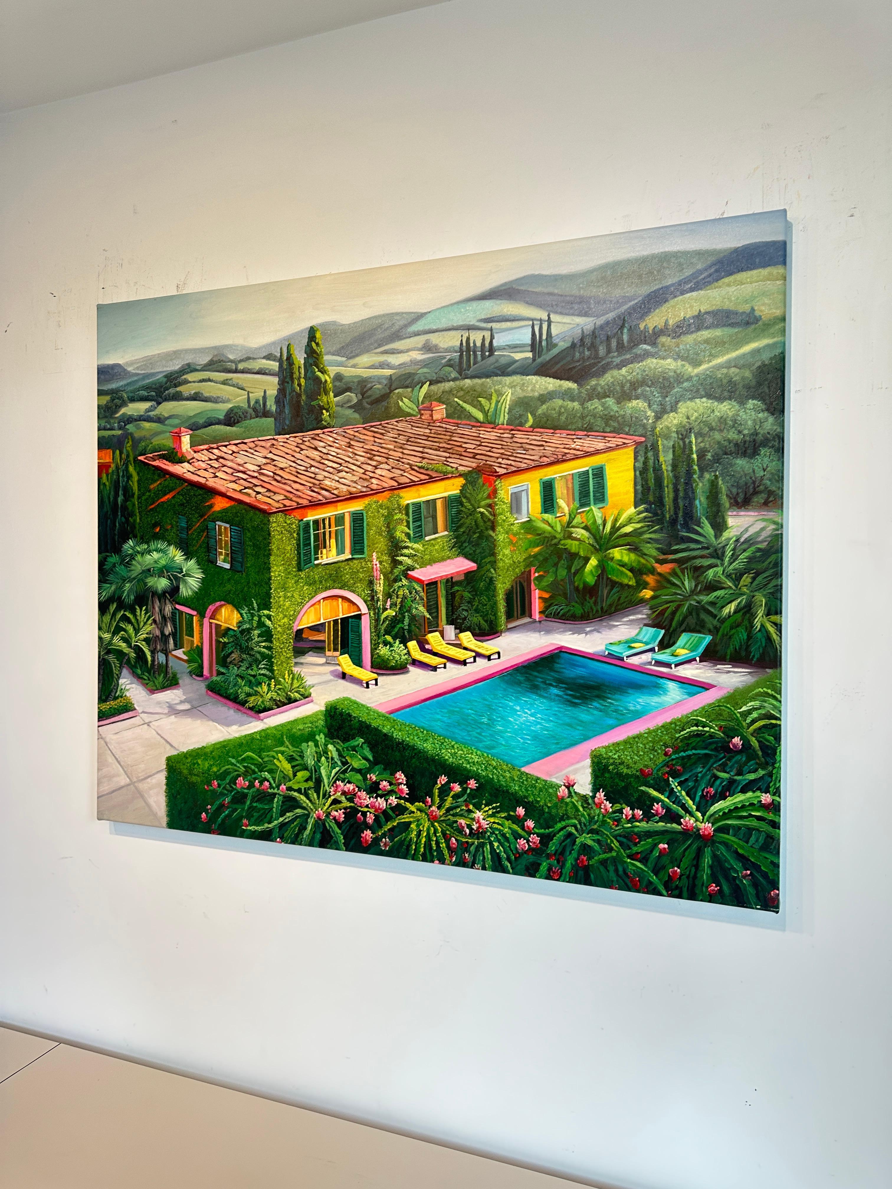 Making Works, il sogno  - Pittura ad olio di architettura contemporanea 1