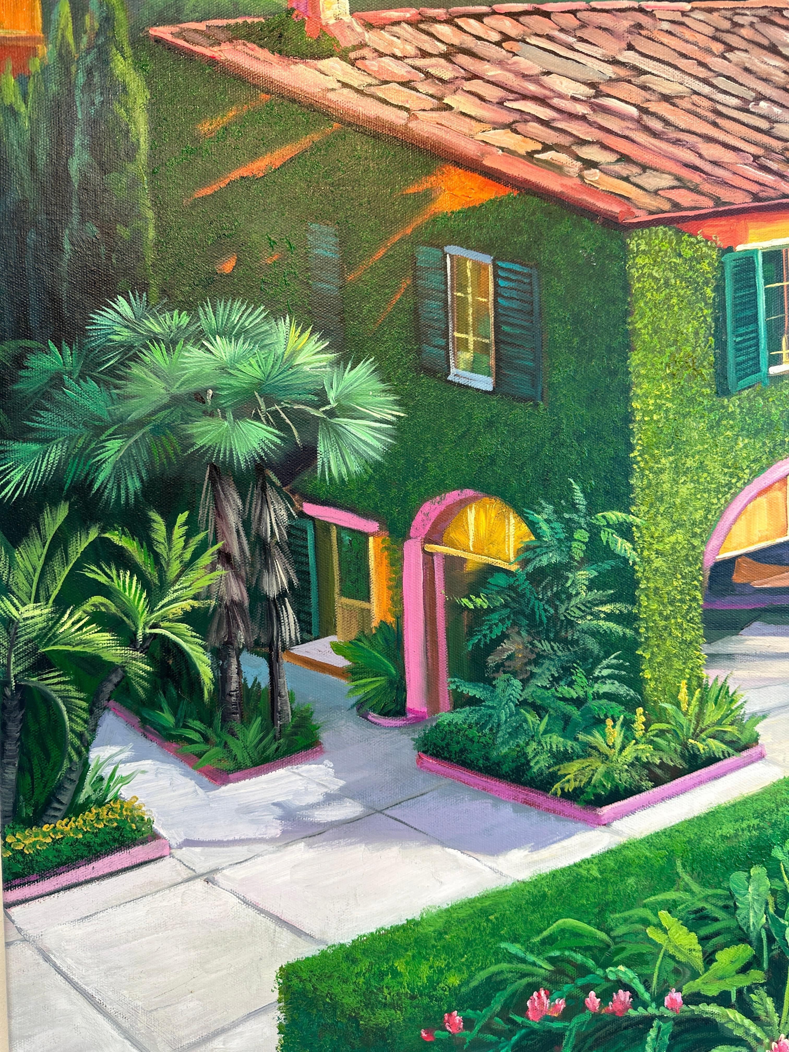 Making Works, il sogno  - Pittura ad olio di architettura contemporanea 2