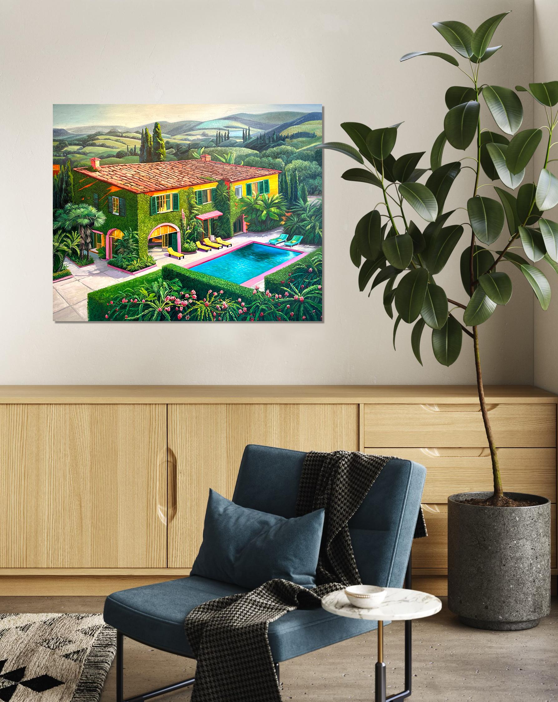 Making Works, il sogno  - Pittura ad olio di architettura contemporanea 3