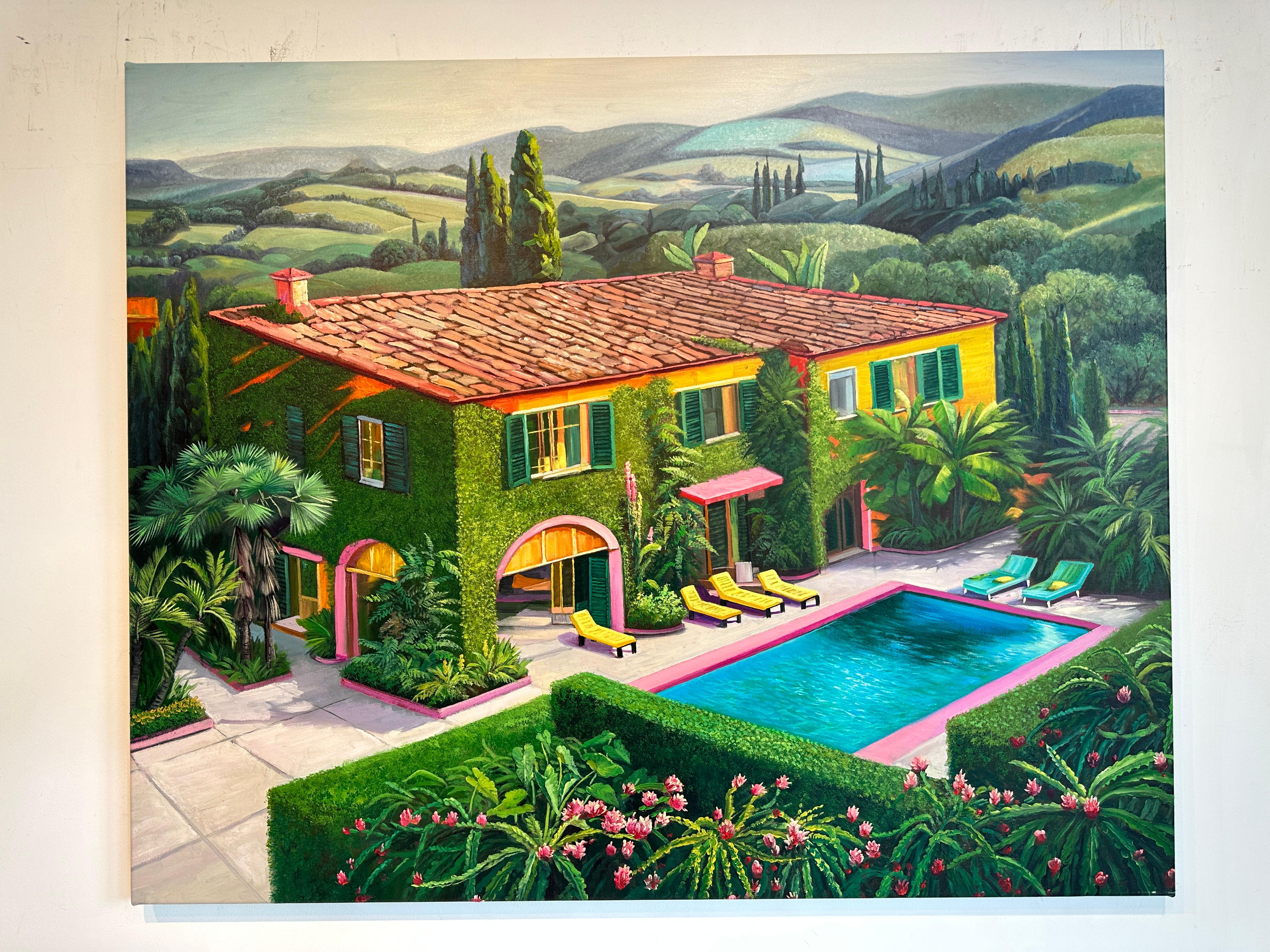 Making Works, il sogno  - Pittura ad olio di architettura contemporanea 4
