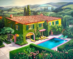 Making Works, il sogno  - Pittura ad olio di architettura contemporanea
