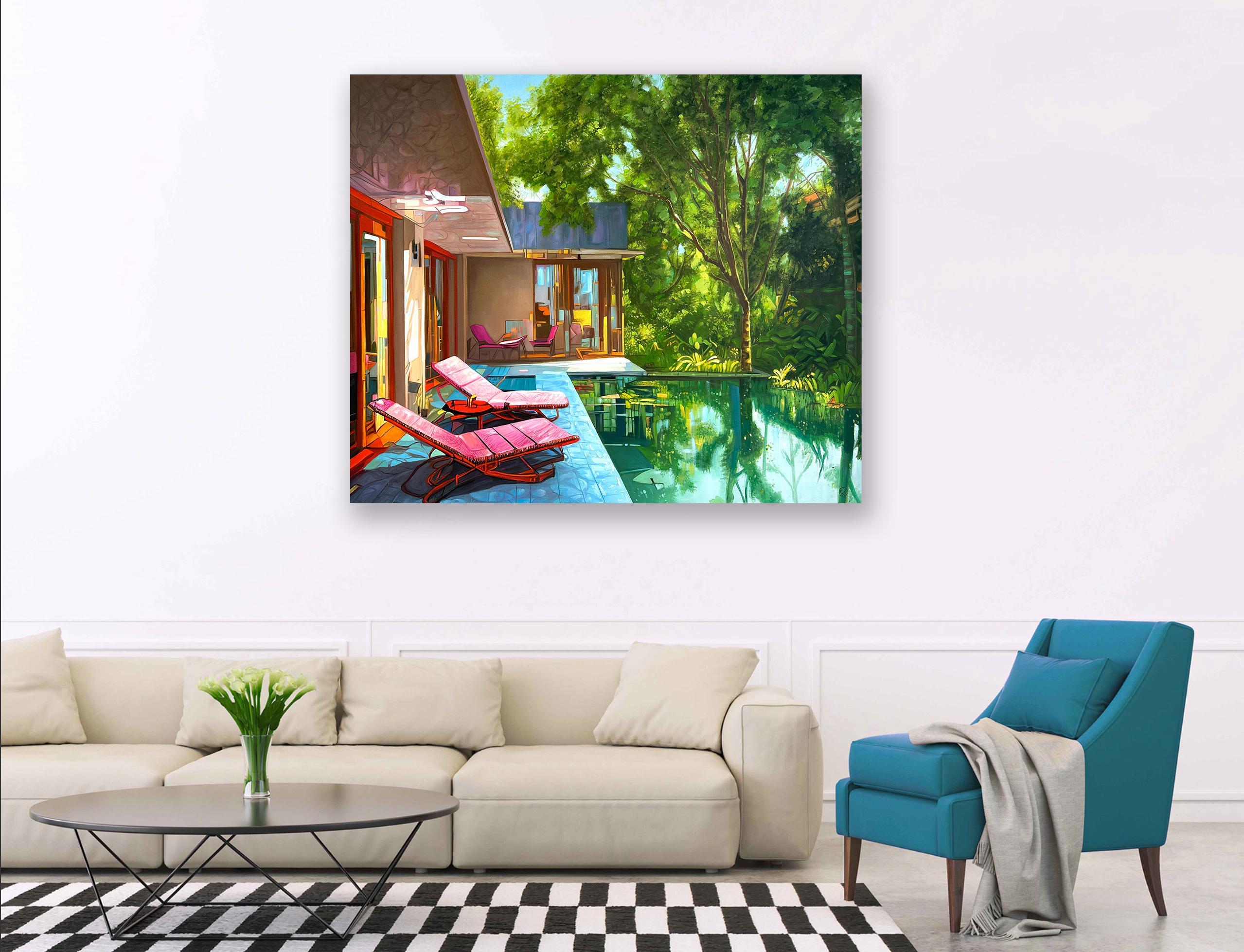 Riflessioni - Astrazione contemporanea - Pittura ad olio 8
