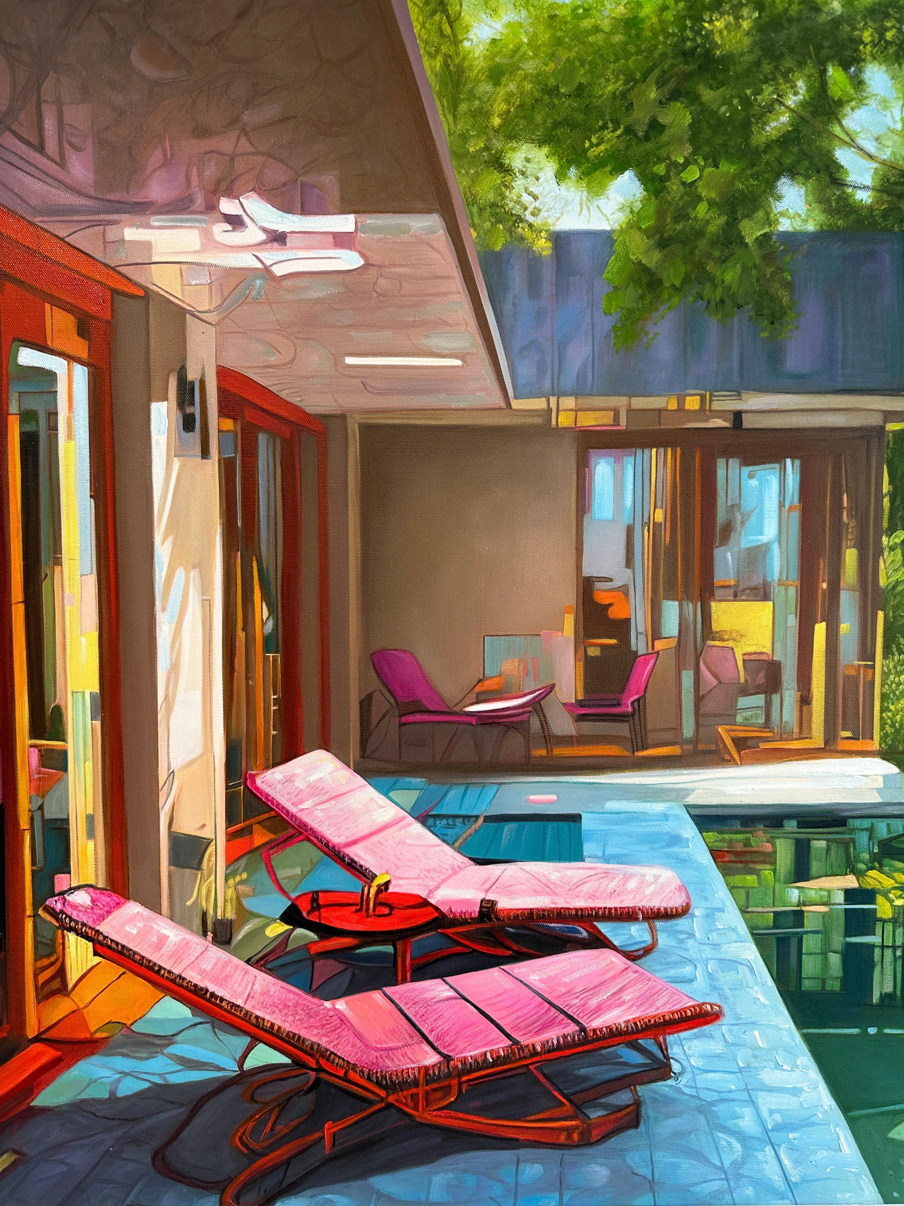 Riflessioni - Astrazione contemporanea - Pittura ad olio 1