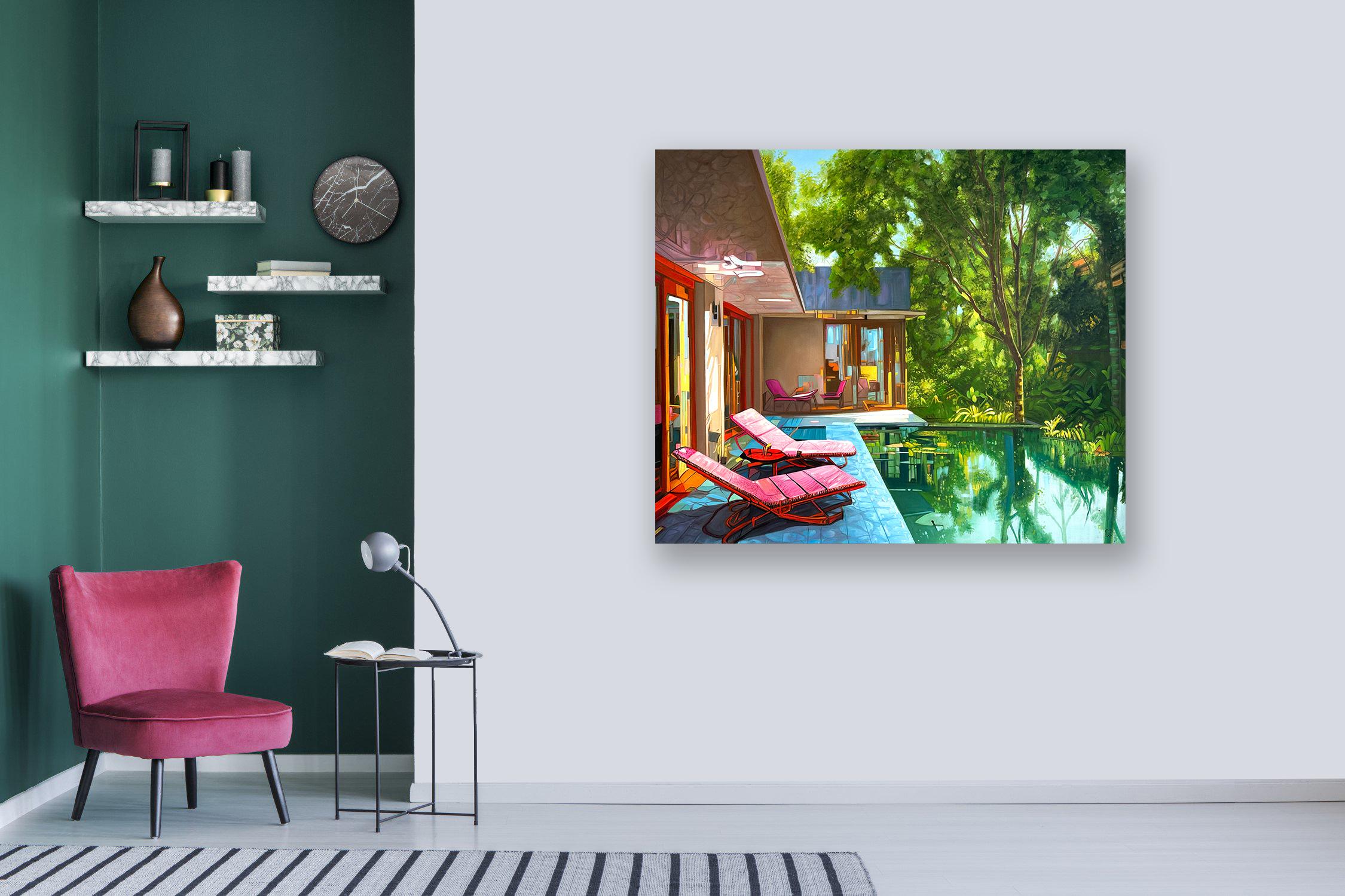 Riflessioni - Astrazione contemporanea - Pittura ad olio 4