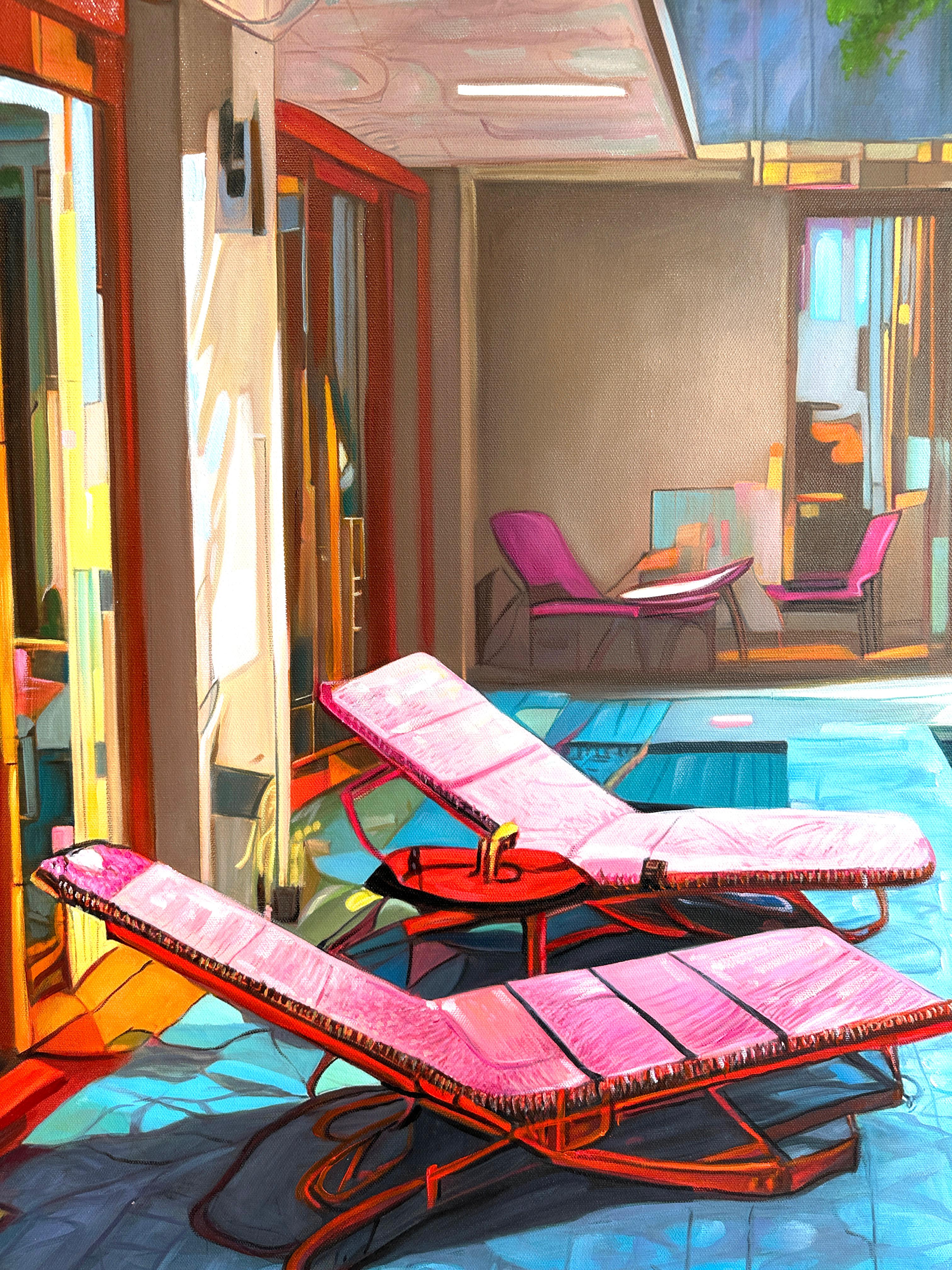 Riflessioni - Astrazione contemporanea - Pittura ad olio 5