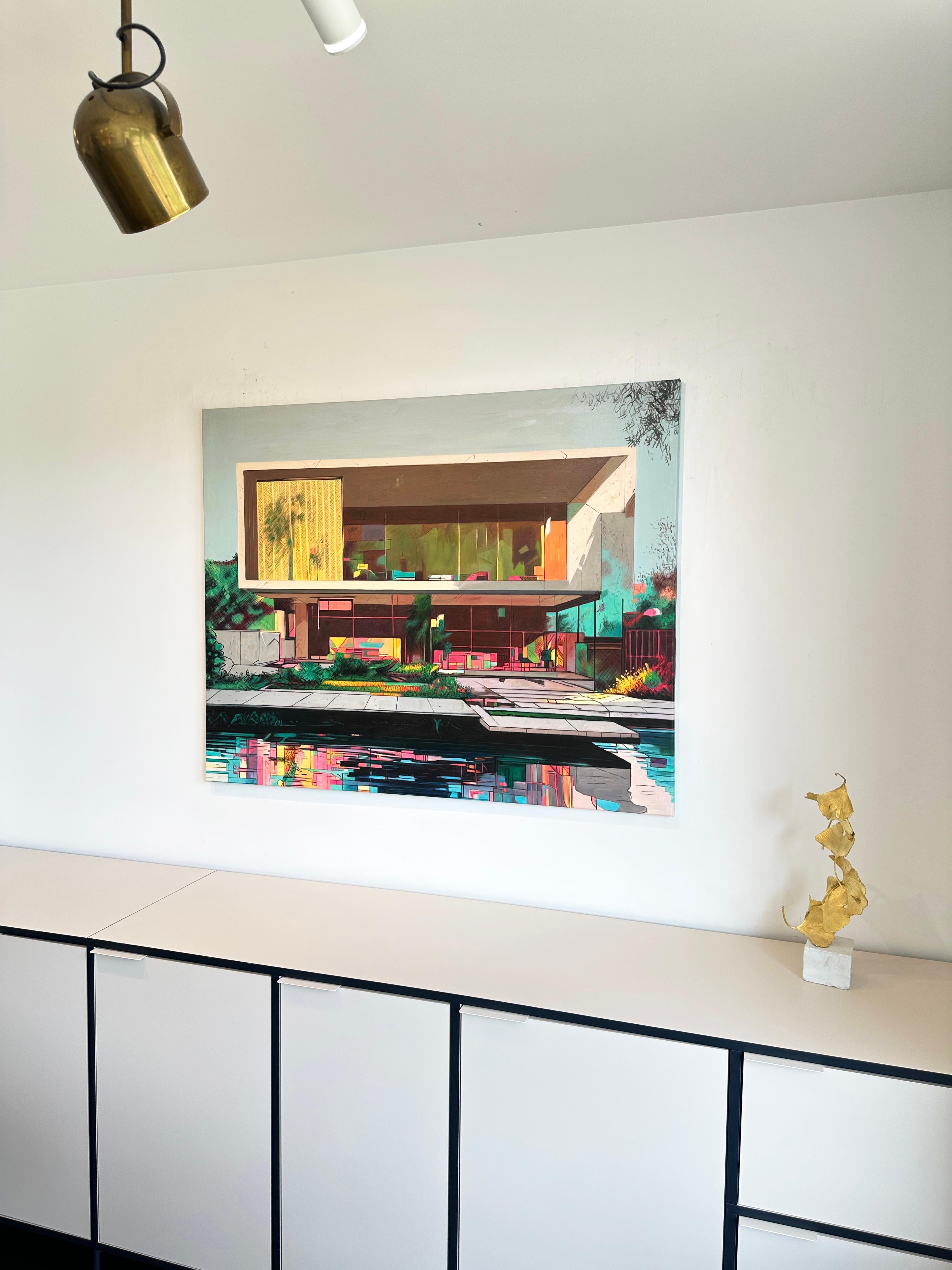 So much to share of us yet - Contemporary Architecture Oil Painting 8