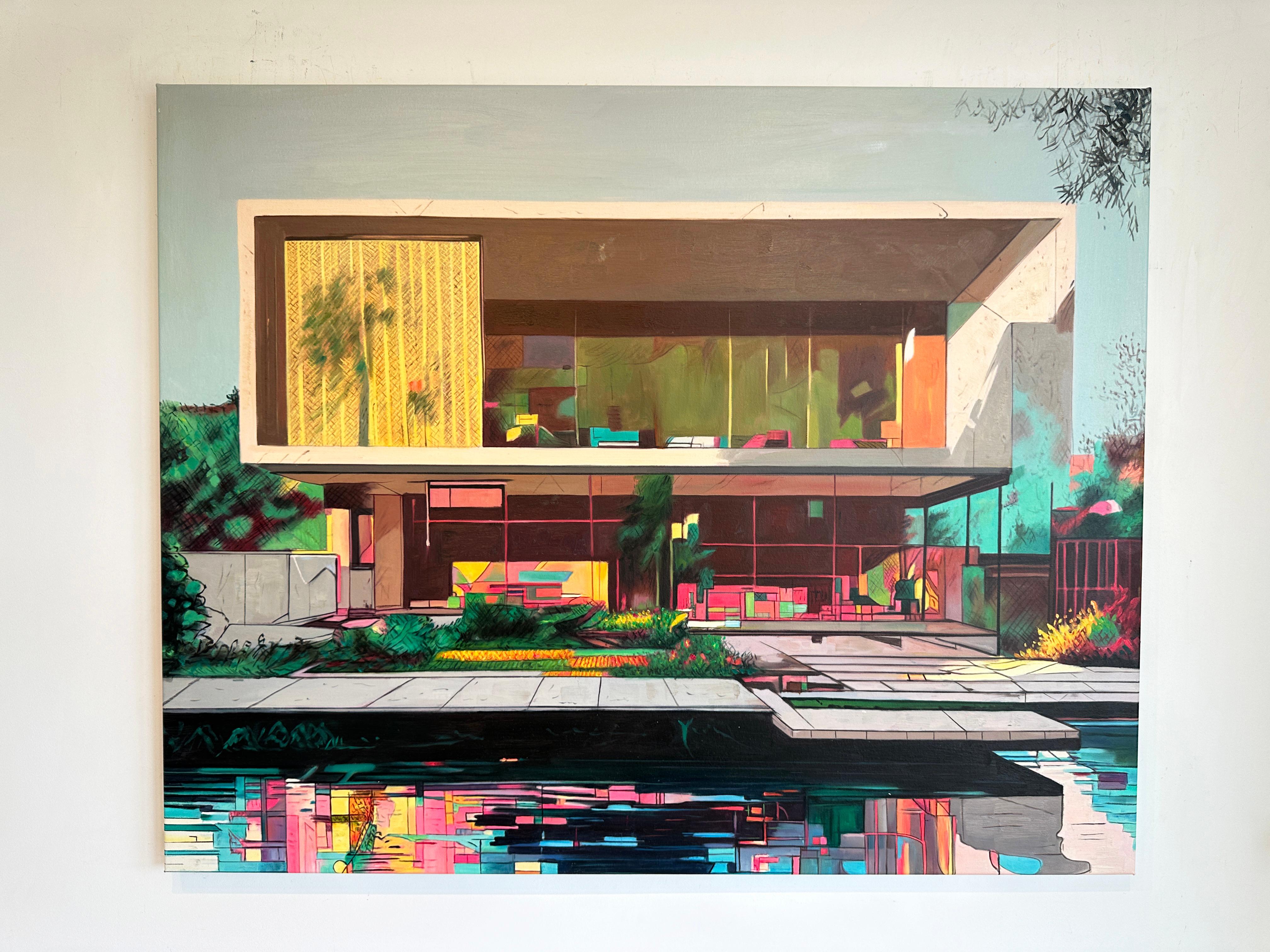 So much to share of us yet - Contemporary Architecture Oil Painting 9