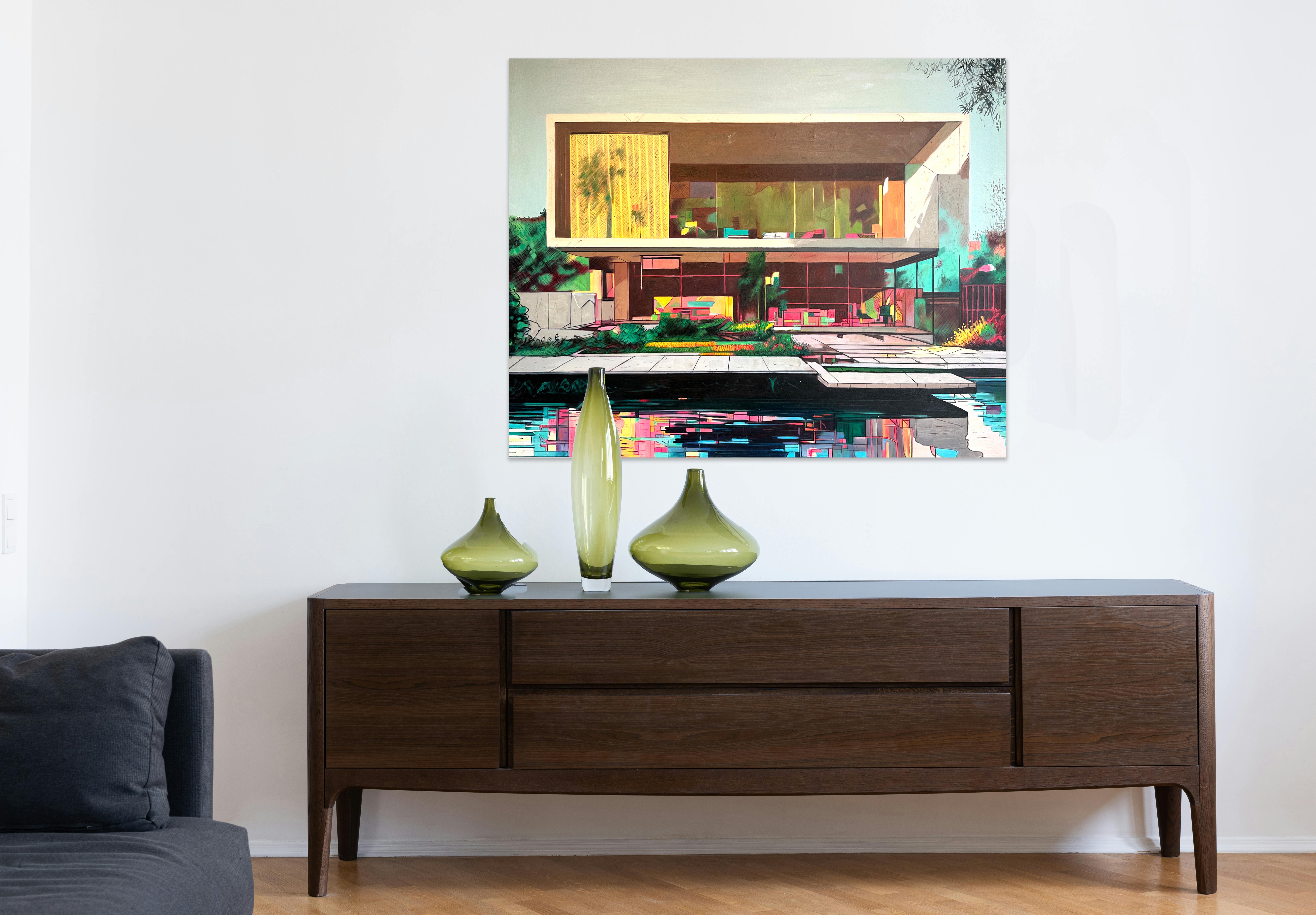 So much to share of us yet - Contemporary Architecture Oil Painting 11
