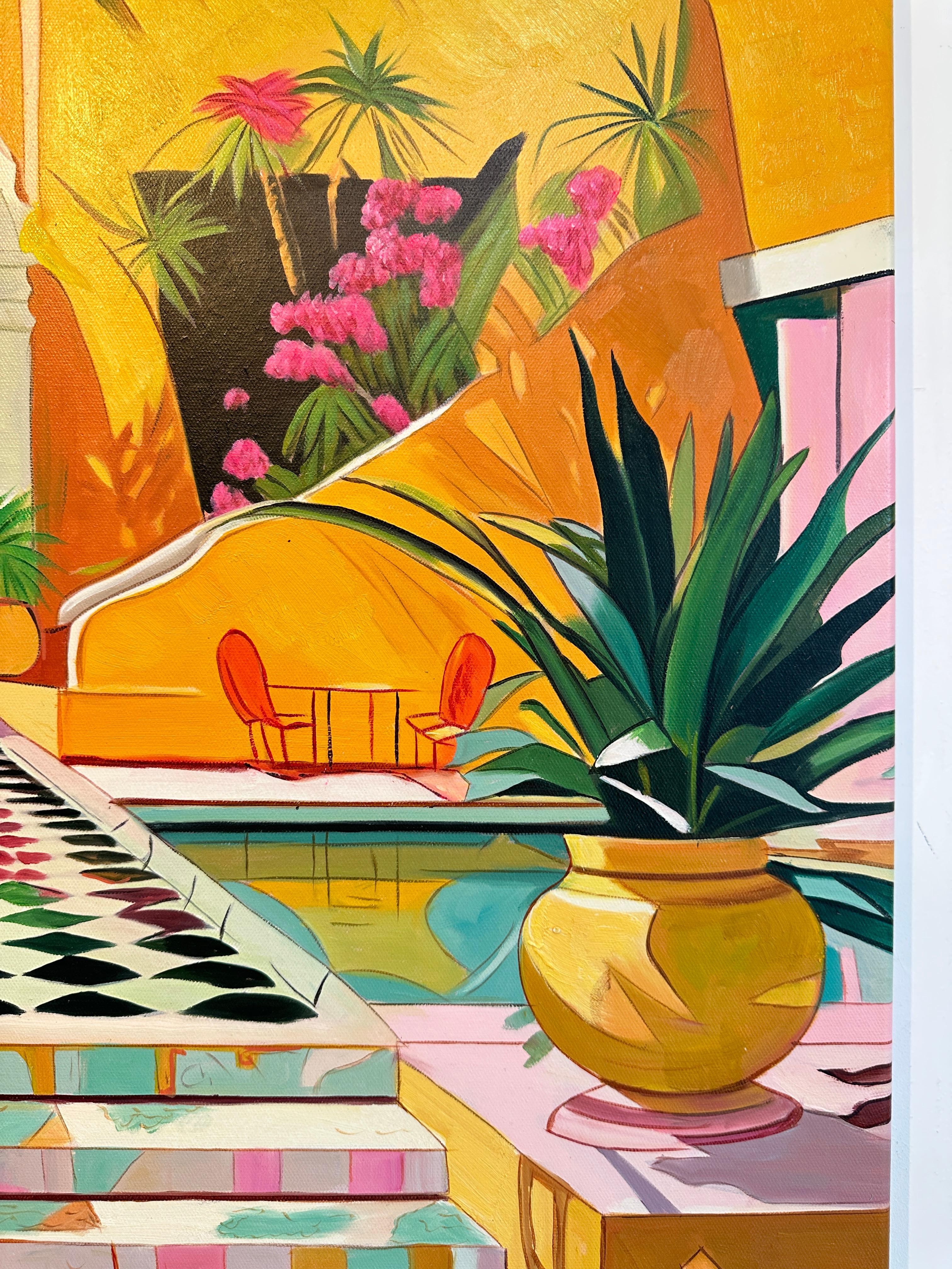 The Power of Dreams - Contemporary Architecture Oil Painting 7