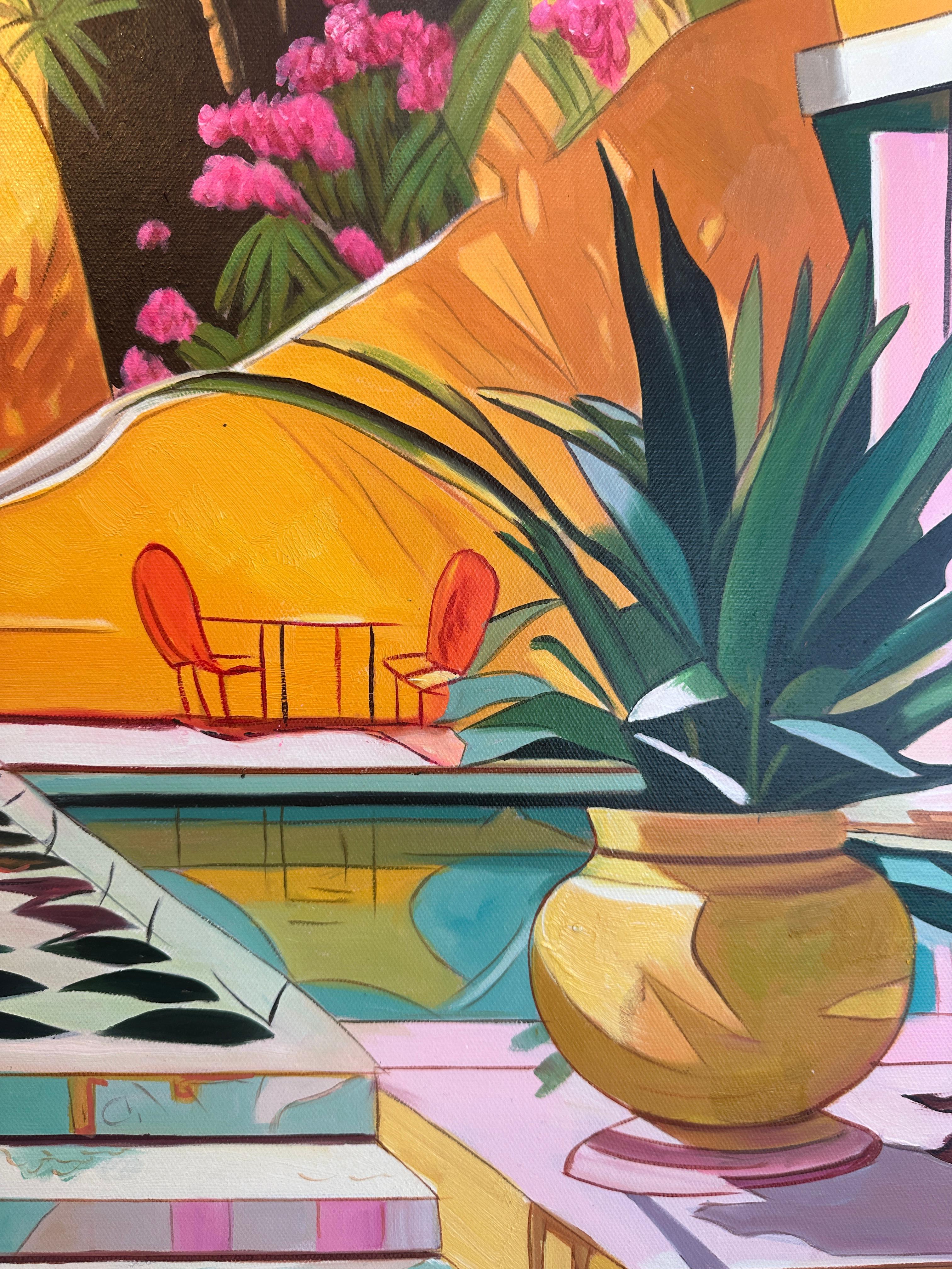 The Power of Dreams - Contemporary Architecture Oil Painting 13