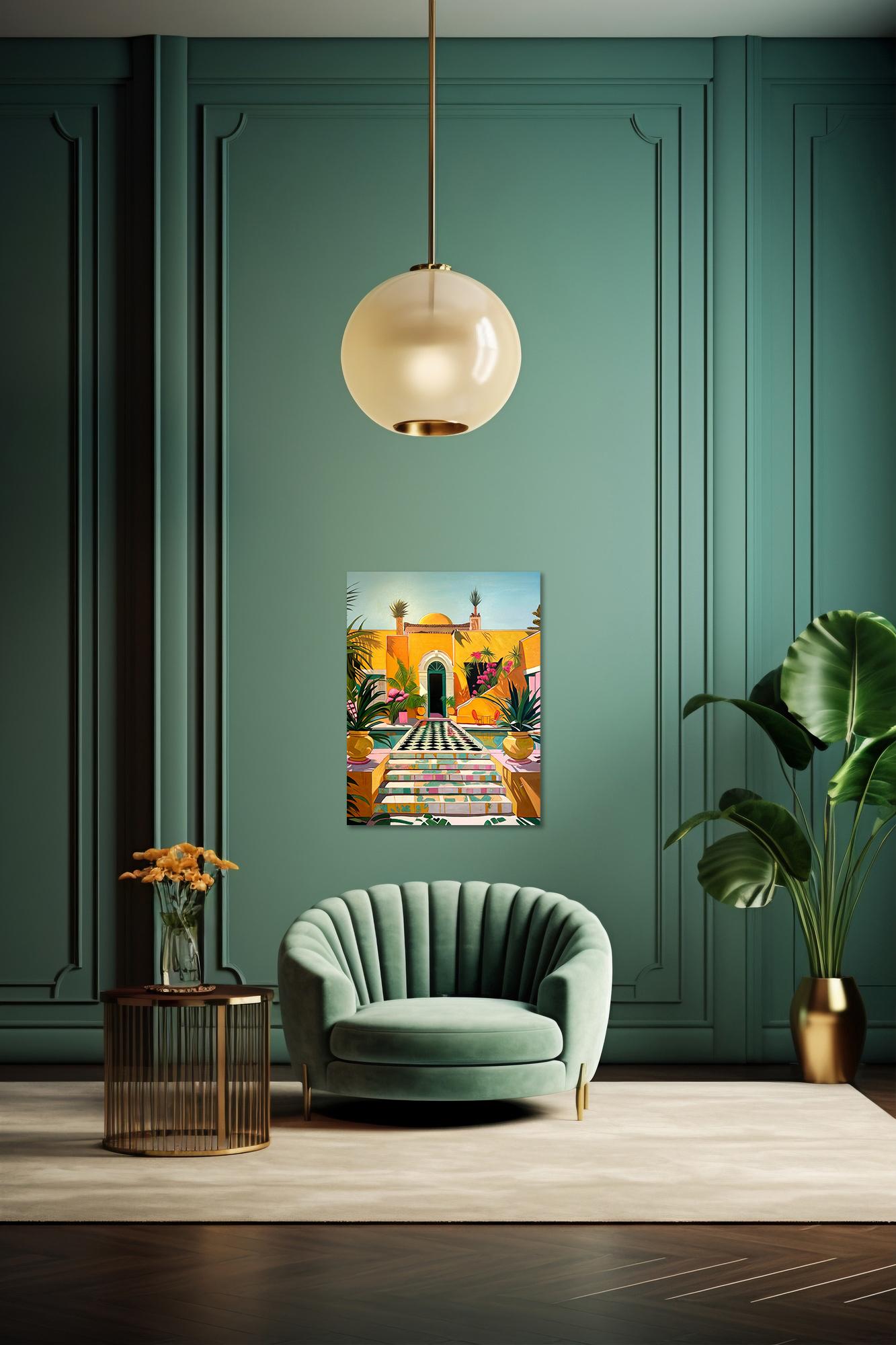 The Power of Dreams - Contemporary Architecture Oil Painting 14