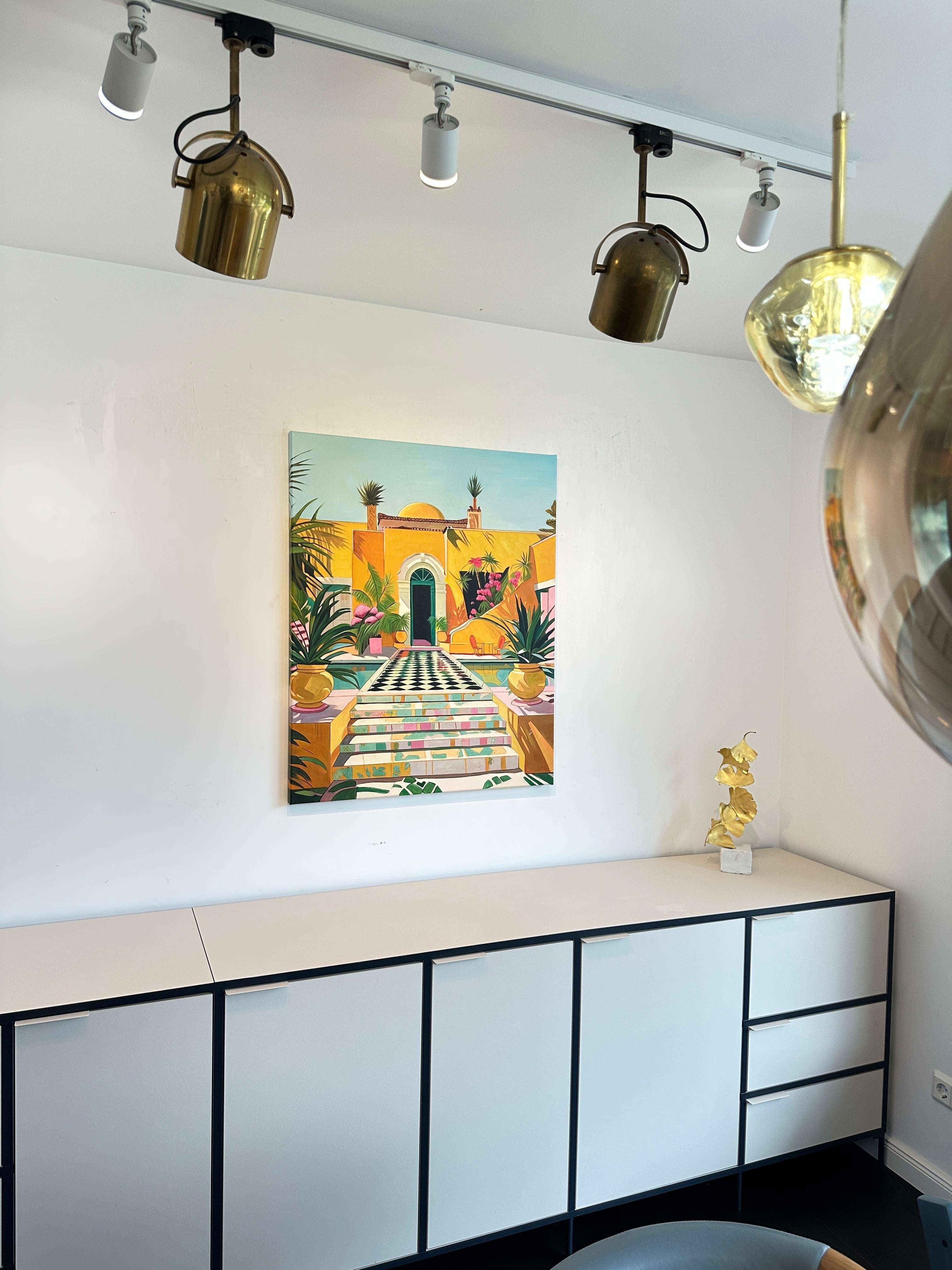 The Power of Dreams - Contemporary Architecture Oil Painting 4