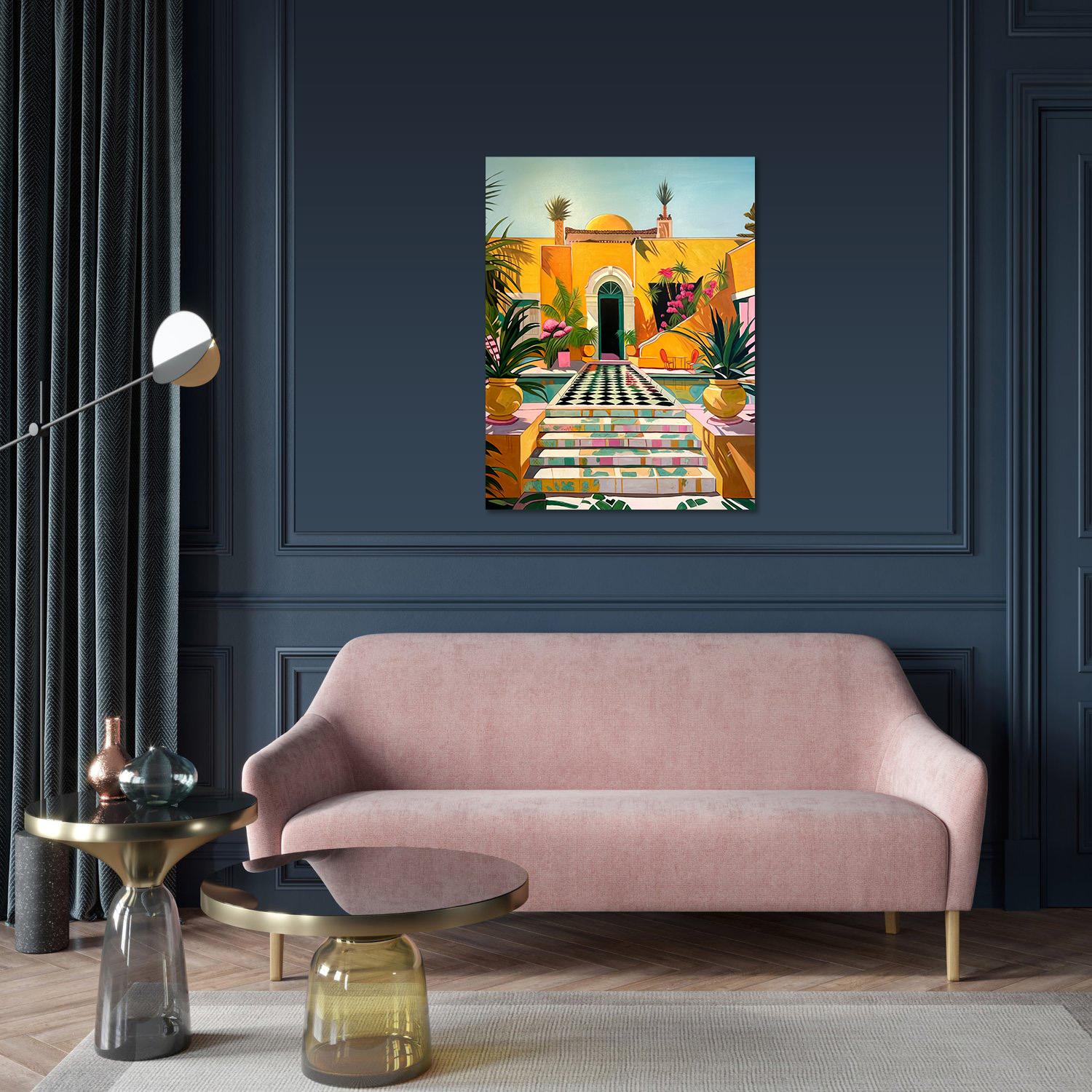 The Power of Dreams - Contemporary Architecture Oil Painting 6