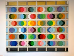 Things to Come by Lilly Muth - Contemporary geometric abstraction - Oil Painting