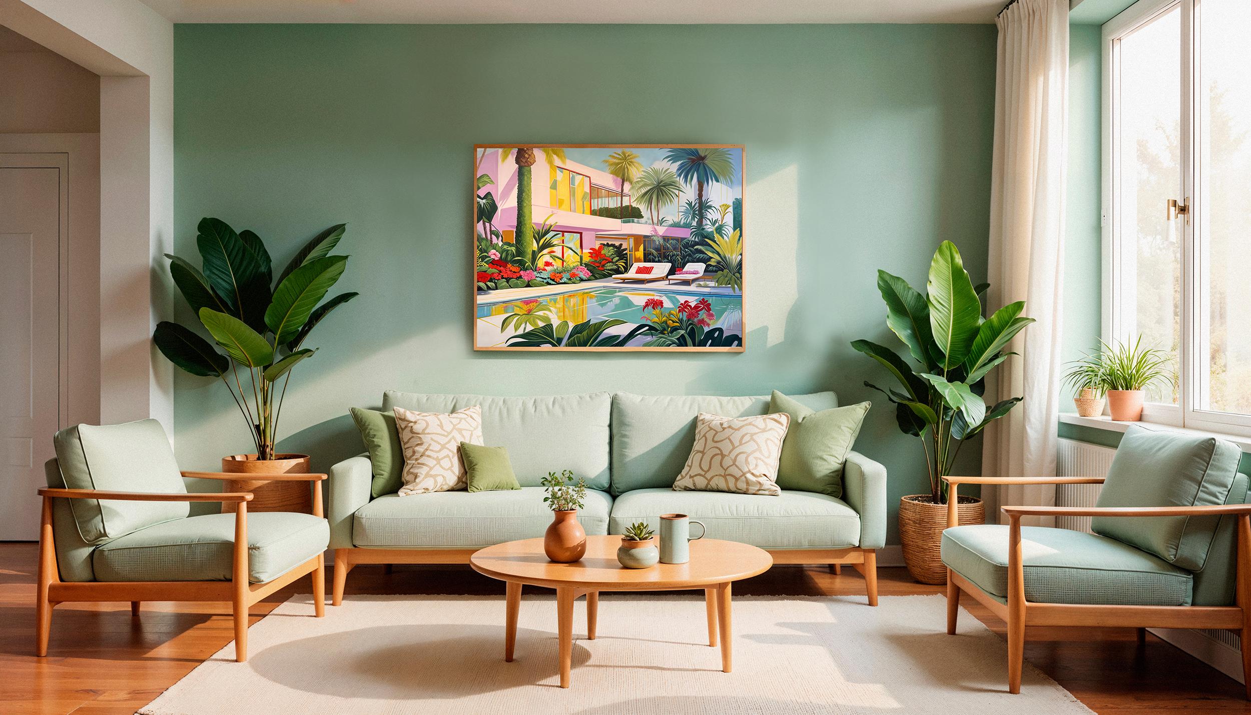 Lilly Muth's architectural paintings transport viewers on a visual journey to a different world, where imagination knows no bounds and the boundaries between reality and fantasy blur into a mesmerizing tapestry of color, form, and emotion.
The