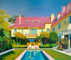 You are my Future - Contemporary Architecture Oil Painting