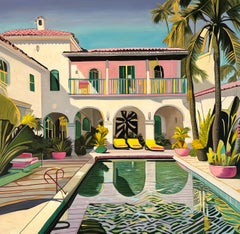 You are what Dreams are made of - Contemporary Architecture Oil Painting