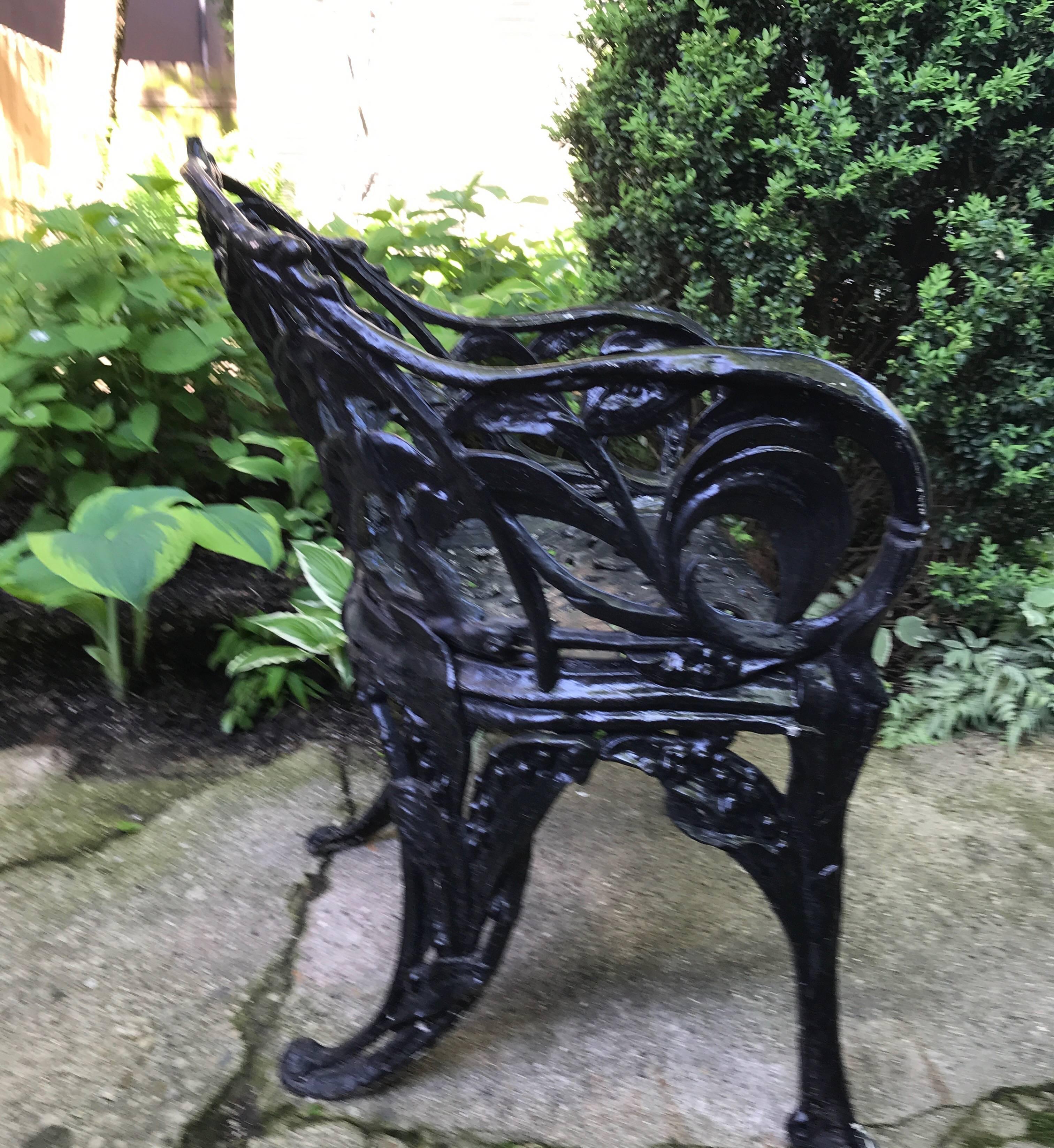Lilly of the Valley Garden Chair In Good Condition In Chicago, IL