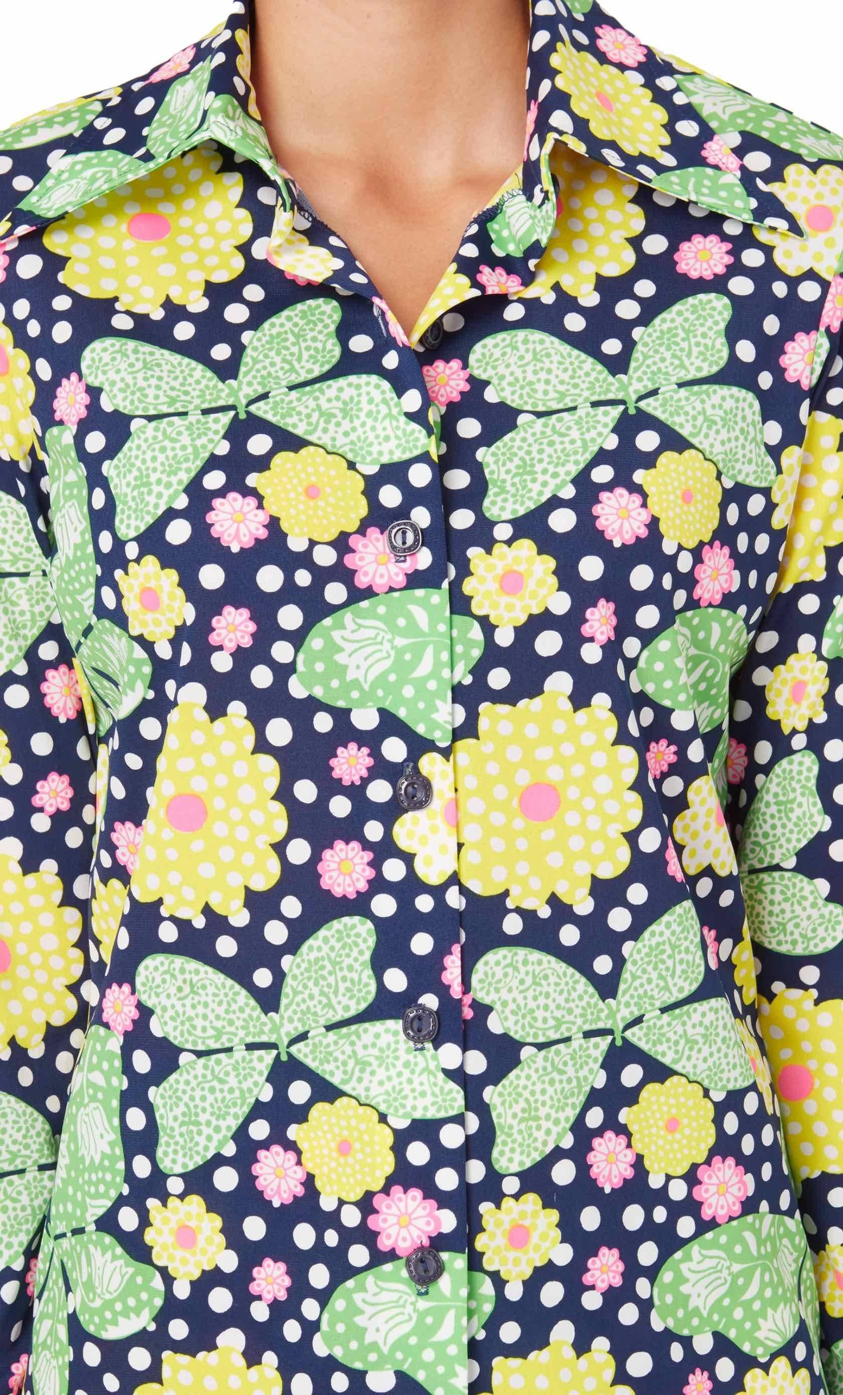 Women's Lilly Pulitzer, floral ensemble, circa 1968 For Sale