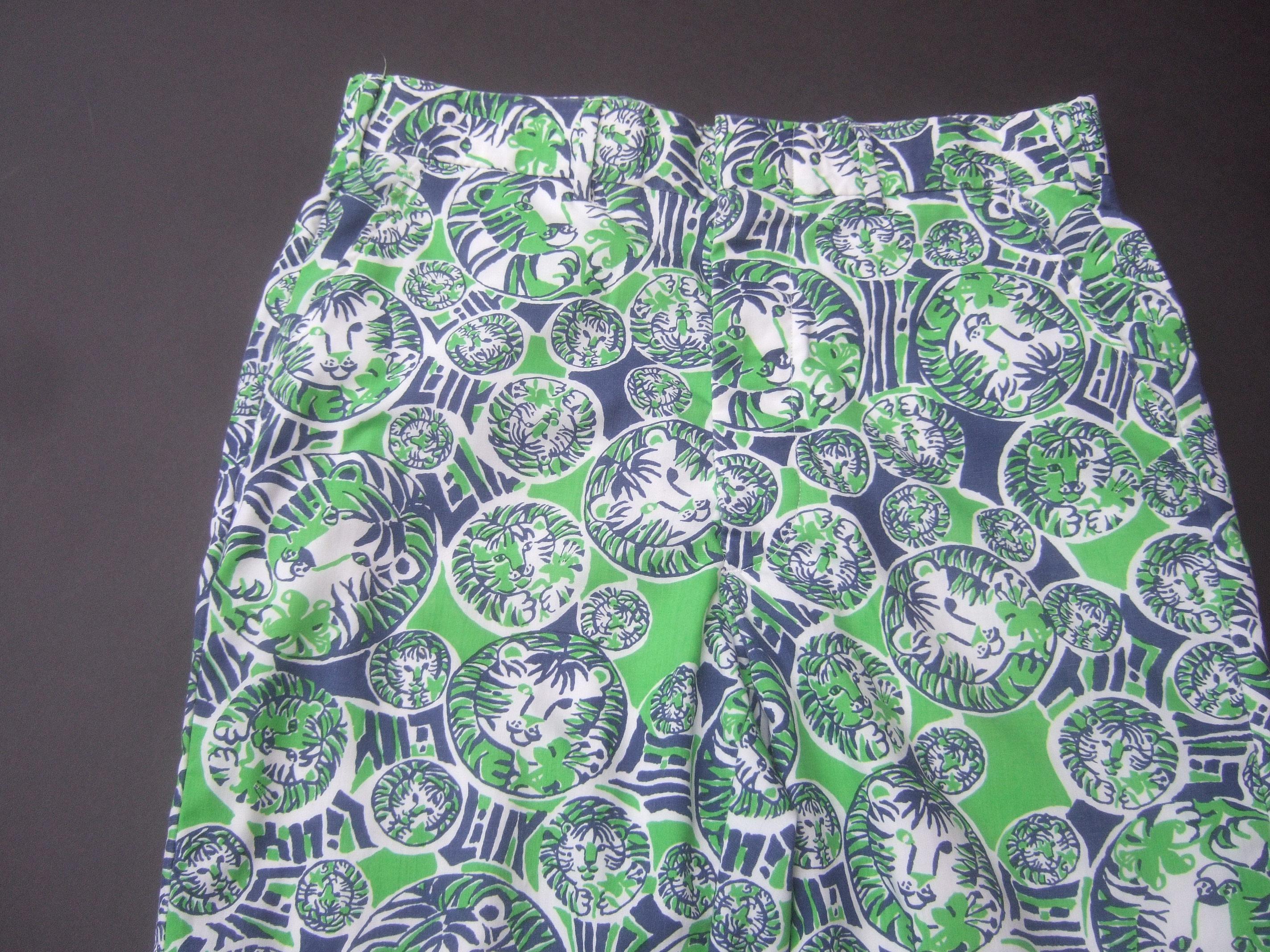 Lilly Pulitzer Men's Tiger Print Trousers Circa 1970s  5