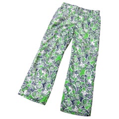 Lilly Pulitzer Men's Tiger Print Trousers Circa 1970s