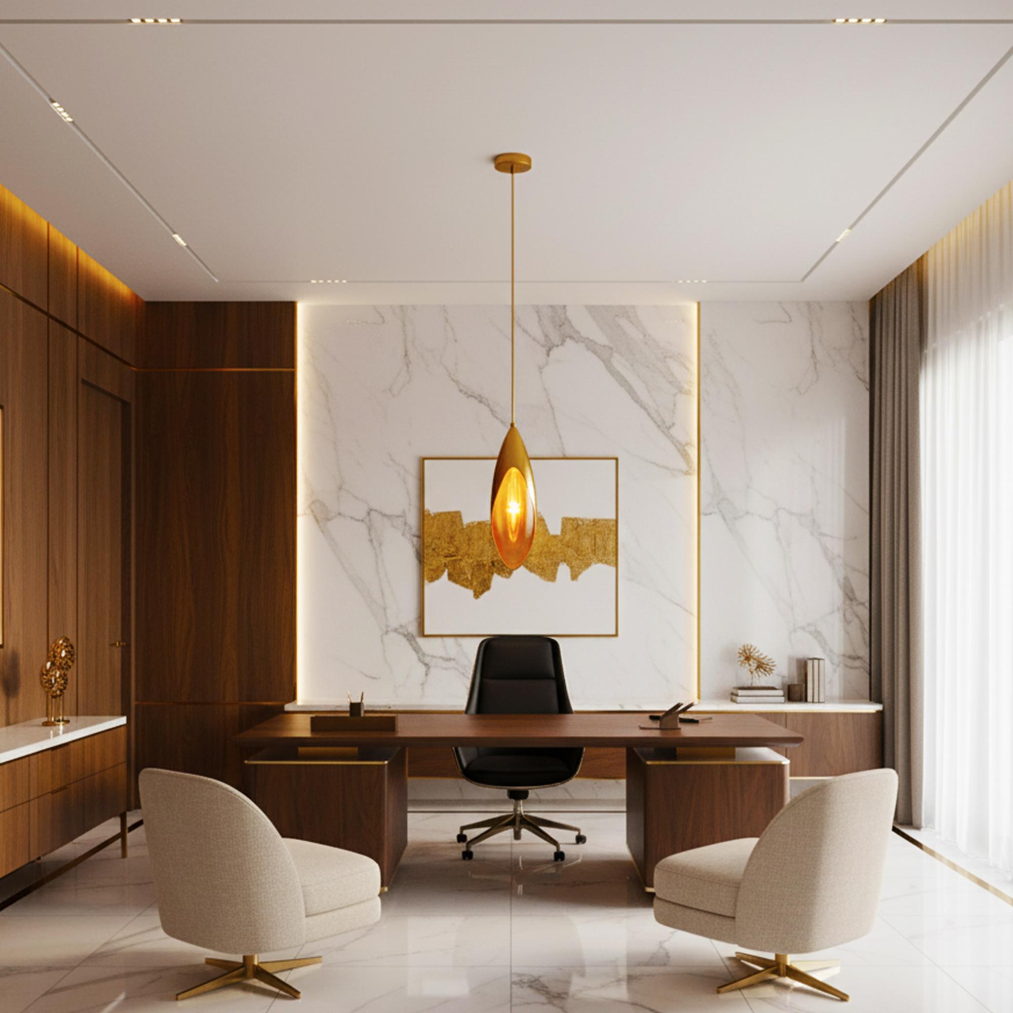 Lámpara Colgante Lilly - Colgante Simple - Elegante Diseño Flor de Lirio de Latón Estadounidense en venta