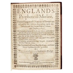 Lilly, William, Englands Propheticall Merline, First Edition, 1644