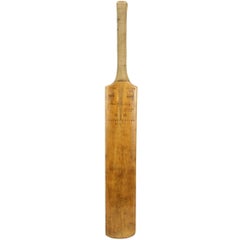 Lillywhite Cricket Bat, Tom Barling Autograph