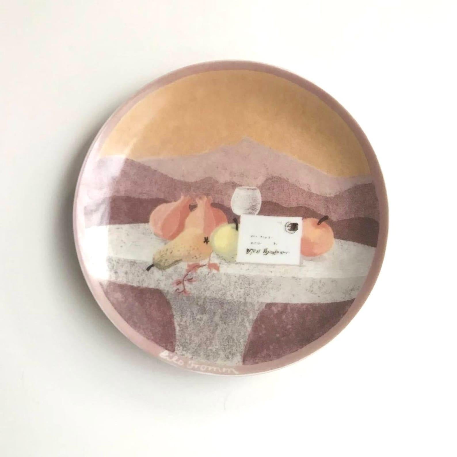 German Lilo Fromm Decorative Plates  Sophienthal Wall Plates “Autumn” series “Seasons” For Sale