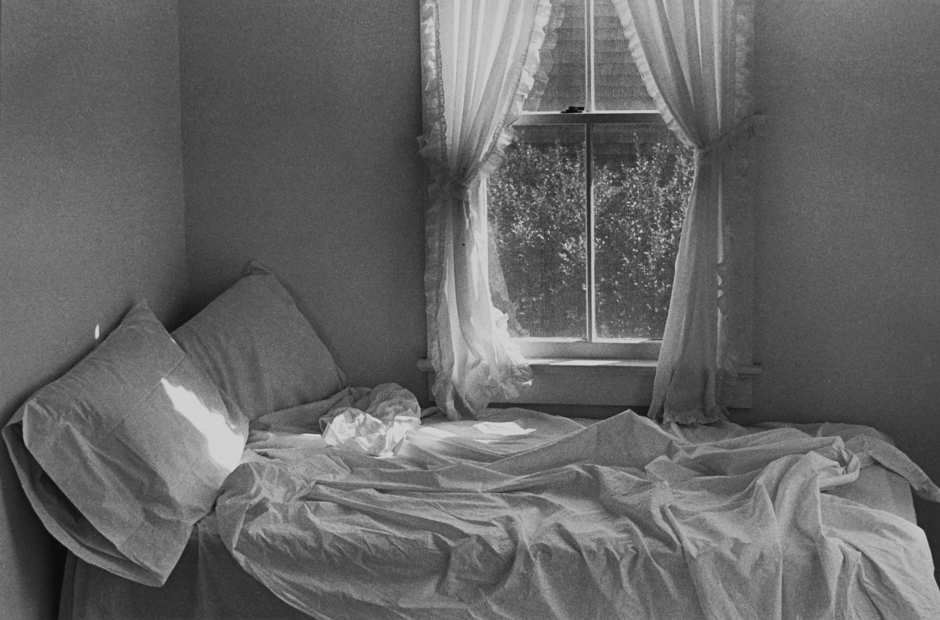Lilo Raymond Black and White Photograph - Bed, Amagansett, 1977