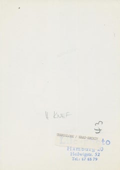 Lilo Winterstein – Studio Portrait of Hildegard Knef, circa 1958 - Vintage Print