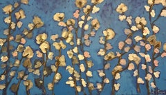 «Floreciendo», naturaleza muerta, acrílico sobre tablero duro, 2020