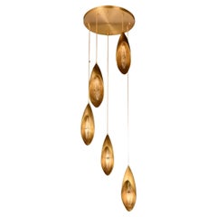Lampadario Lilly - Elegance Brass - Design/One con opzioni personalizzabili