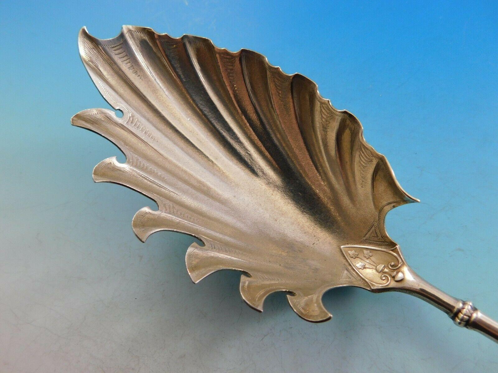 20th Century Lily aka 88 by Gorham Sterling Silver Macaroni Server Gold Washed