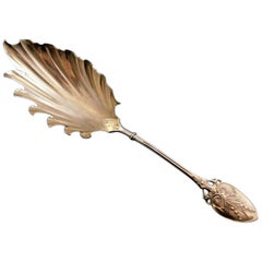 Lily aka 88 by Gorham Sterling Silver Macaroni Server Gold Washed