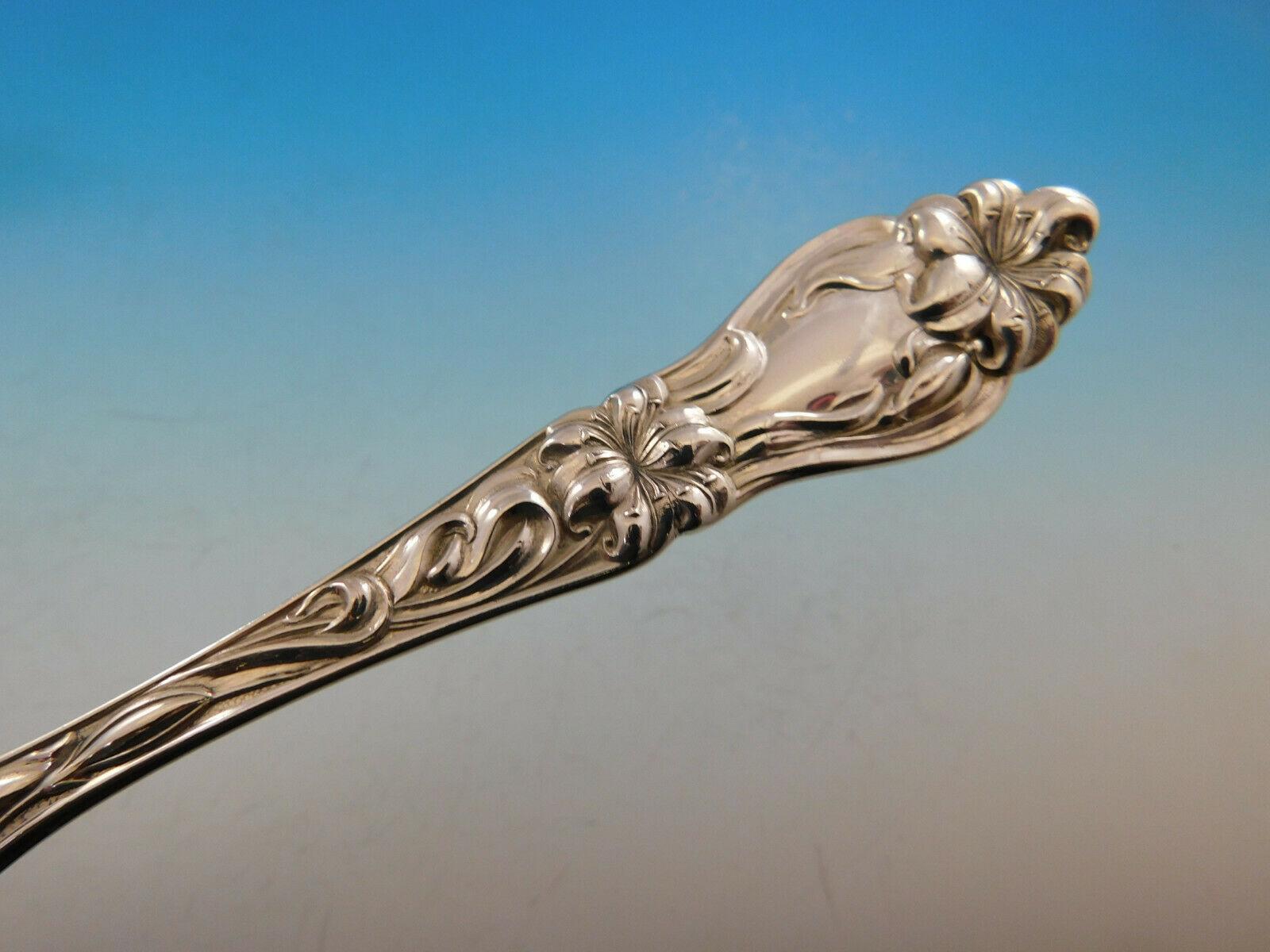 20th Century Lily by Frank Whiting Sterling Silver Flatware Service for 18 Set 108 Pcs Floral