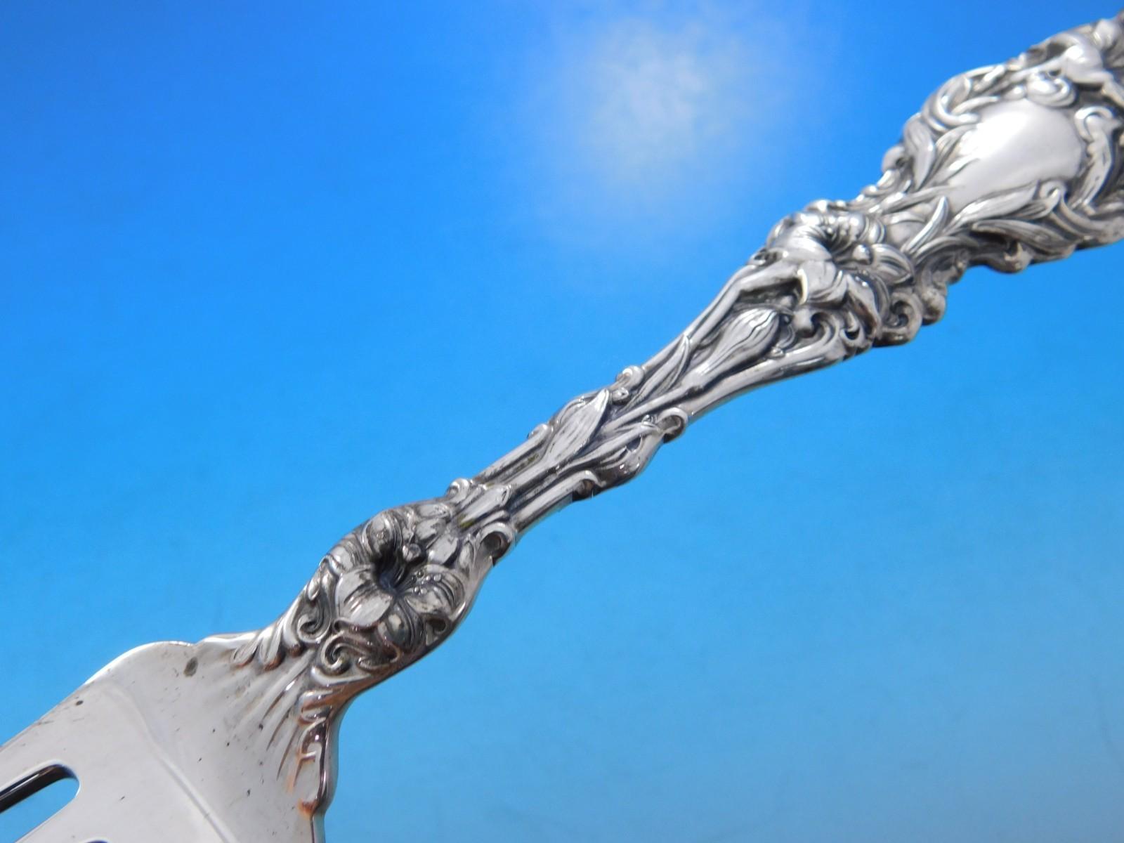 20th Century Lily by Gorham (Whiting) Sterling Silver Flatware Set 12 Service 60 pcs Dinner For Sale