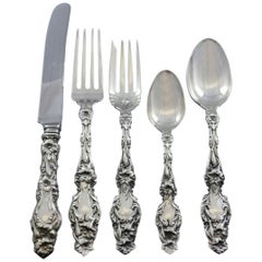Lily by Gorham Whiting Sterling Silver Flatware Set 12 Service 65 Pieces Dinner
