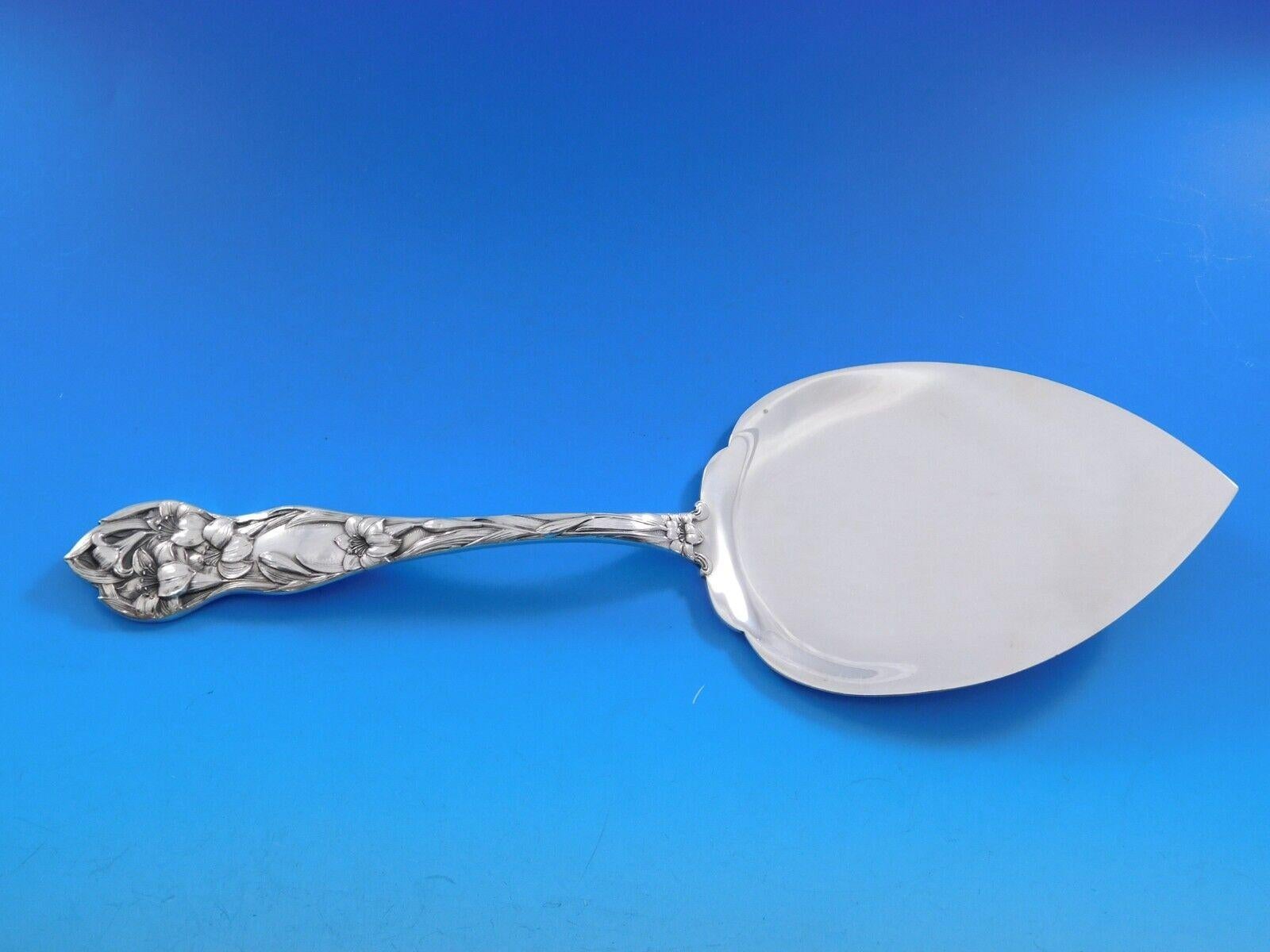 Lily by Watson Silver Service de couverts pour 8 pièces 73 pièces Floral en vente 5