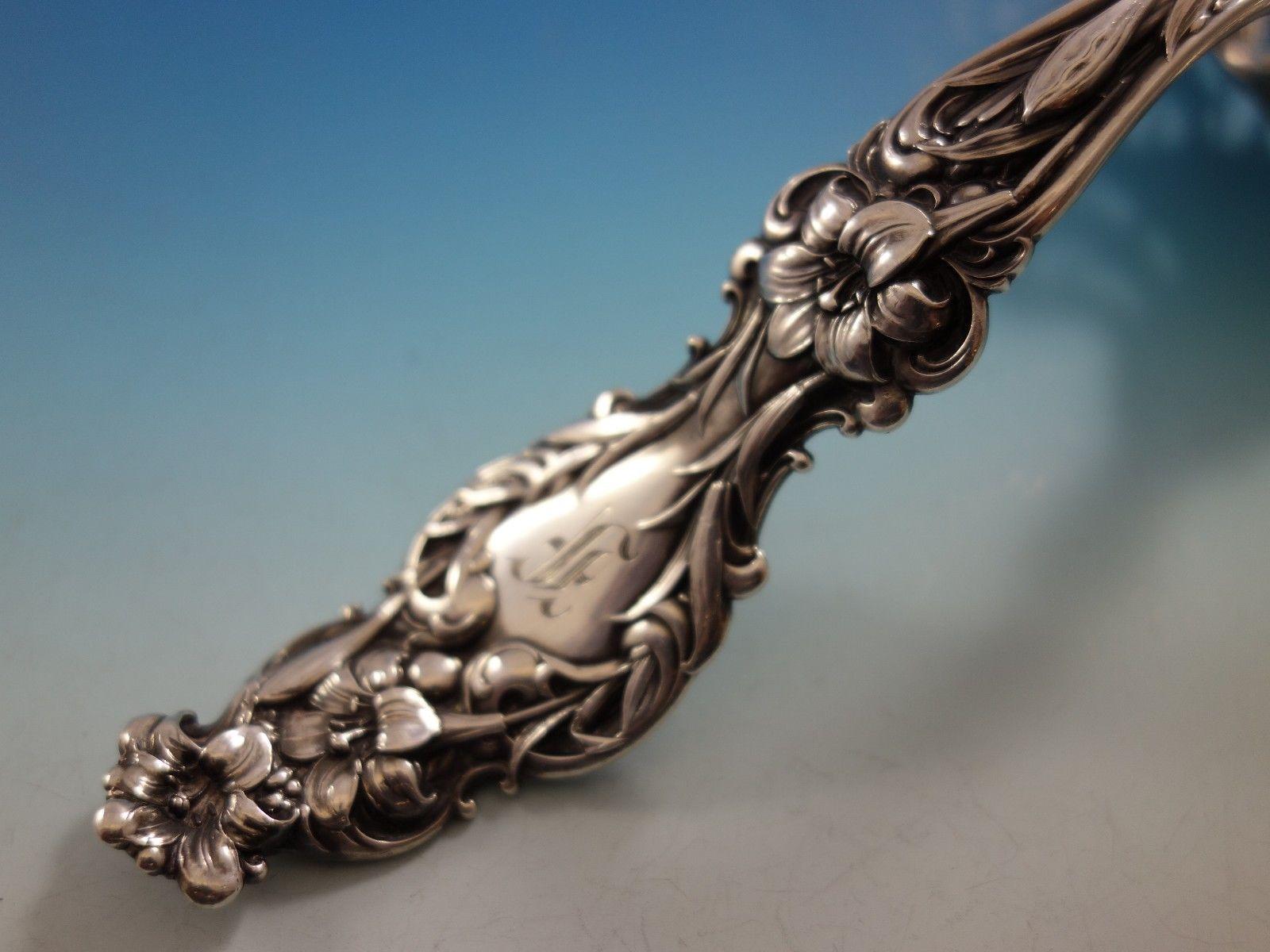 Early 20th Century Lily by Whiting Sterling Silver Bonbonniere Spoon, Fabulous For Sale